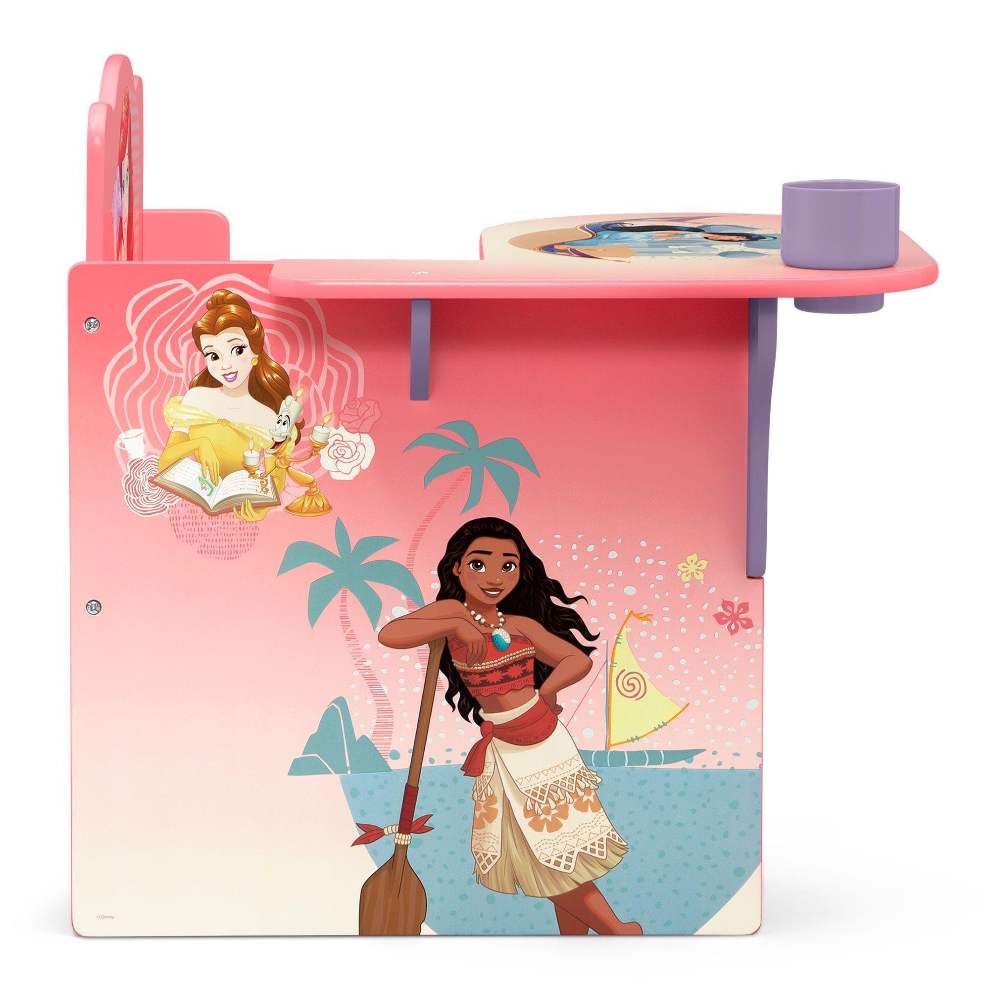 Escritorio con silla infantil con compartimento de almacenamiento Princesas Disney Disney Delta Chi-6