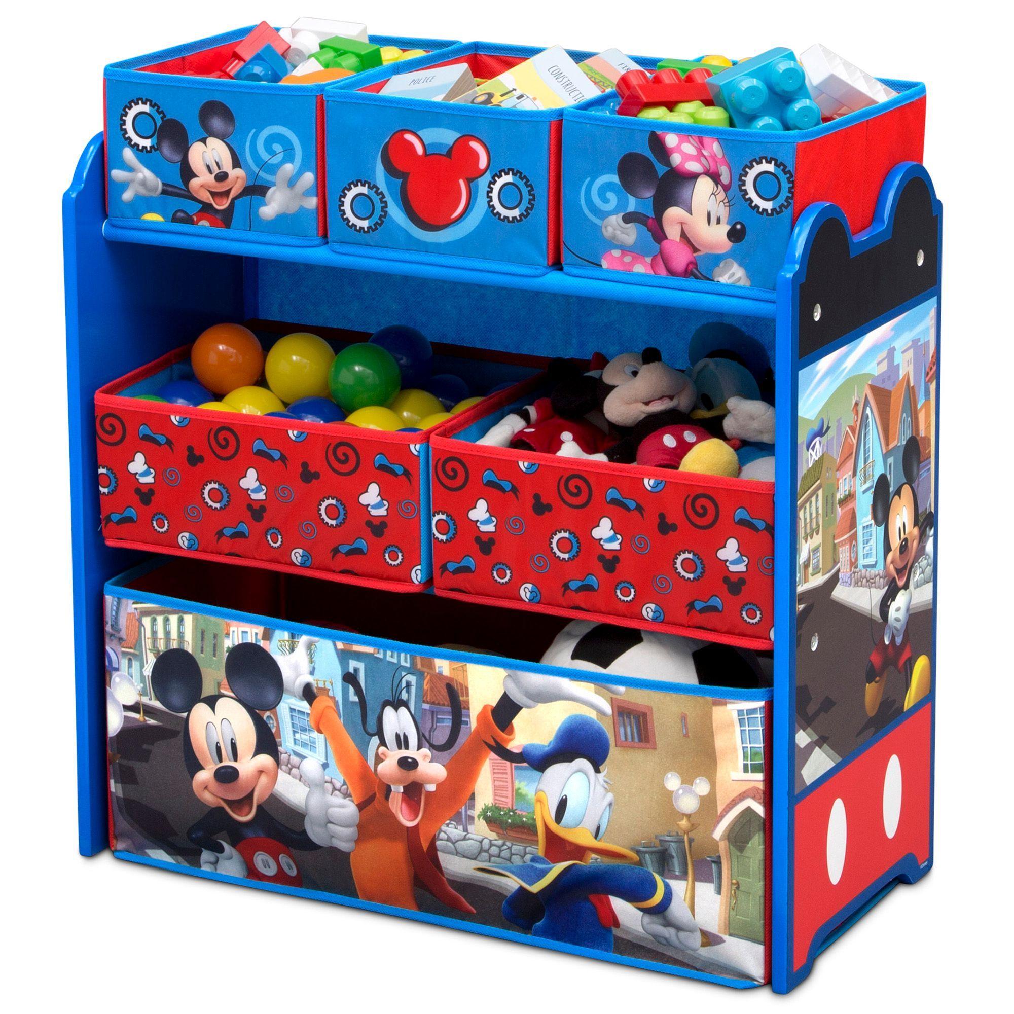 Organizador infantil Mickey Mouse 6 contenedores-3