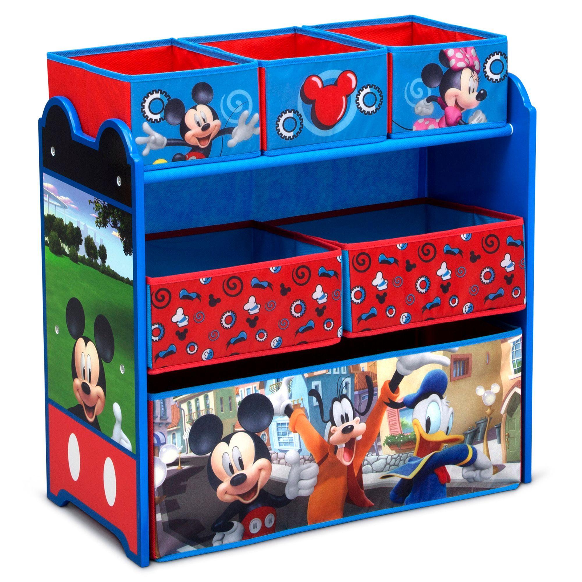 Organizador infantil Mickey Mouse 6 contenedores-4