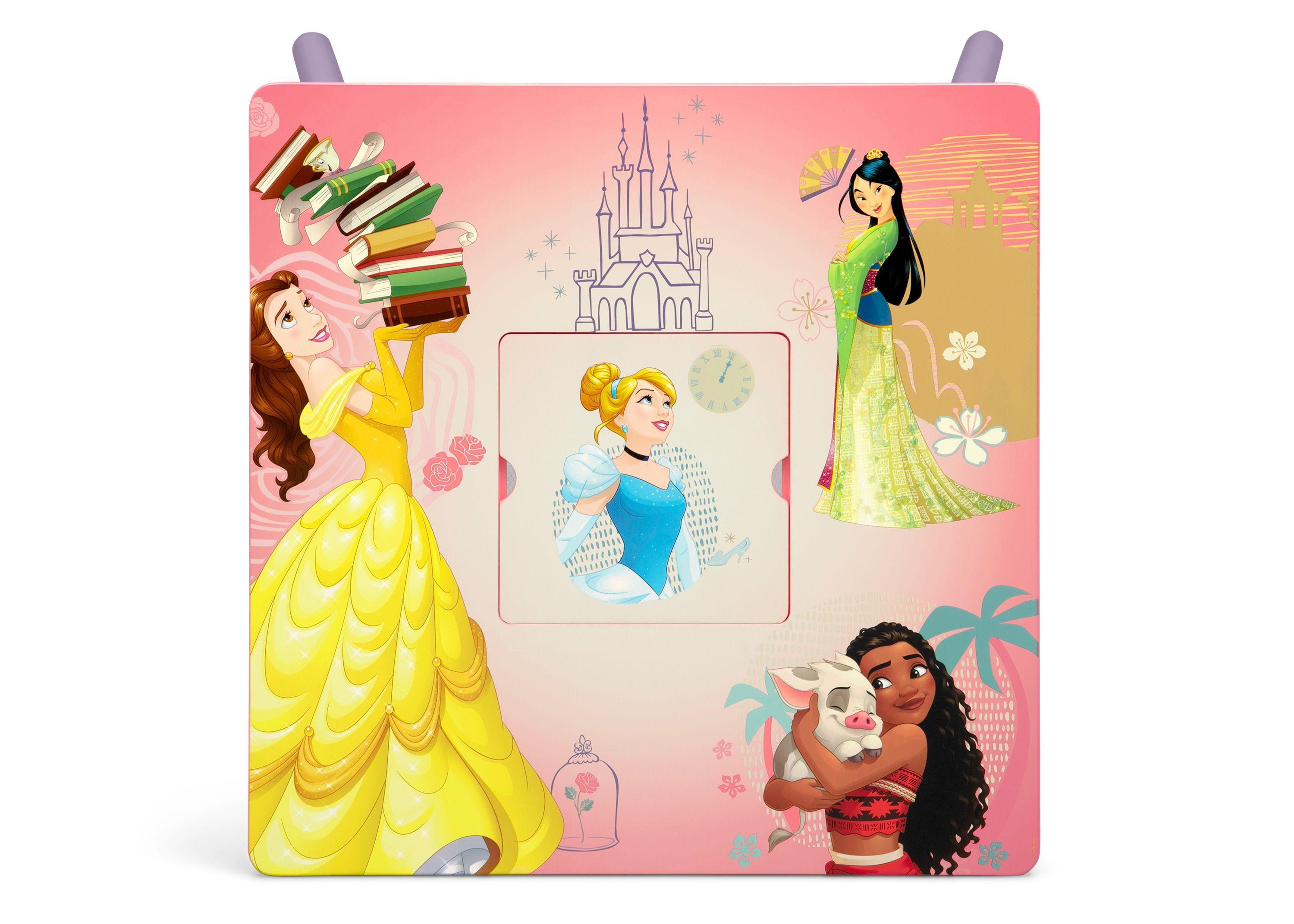 Juego de mesa y sillas infantil Princesas Disney con almacenamiento y 2 sillas incluidas Delta Chil-3