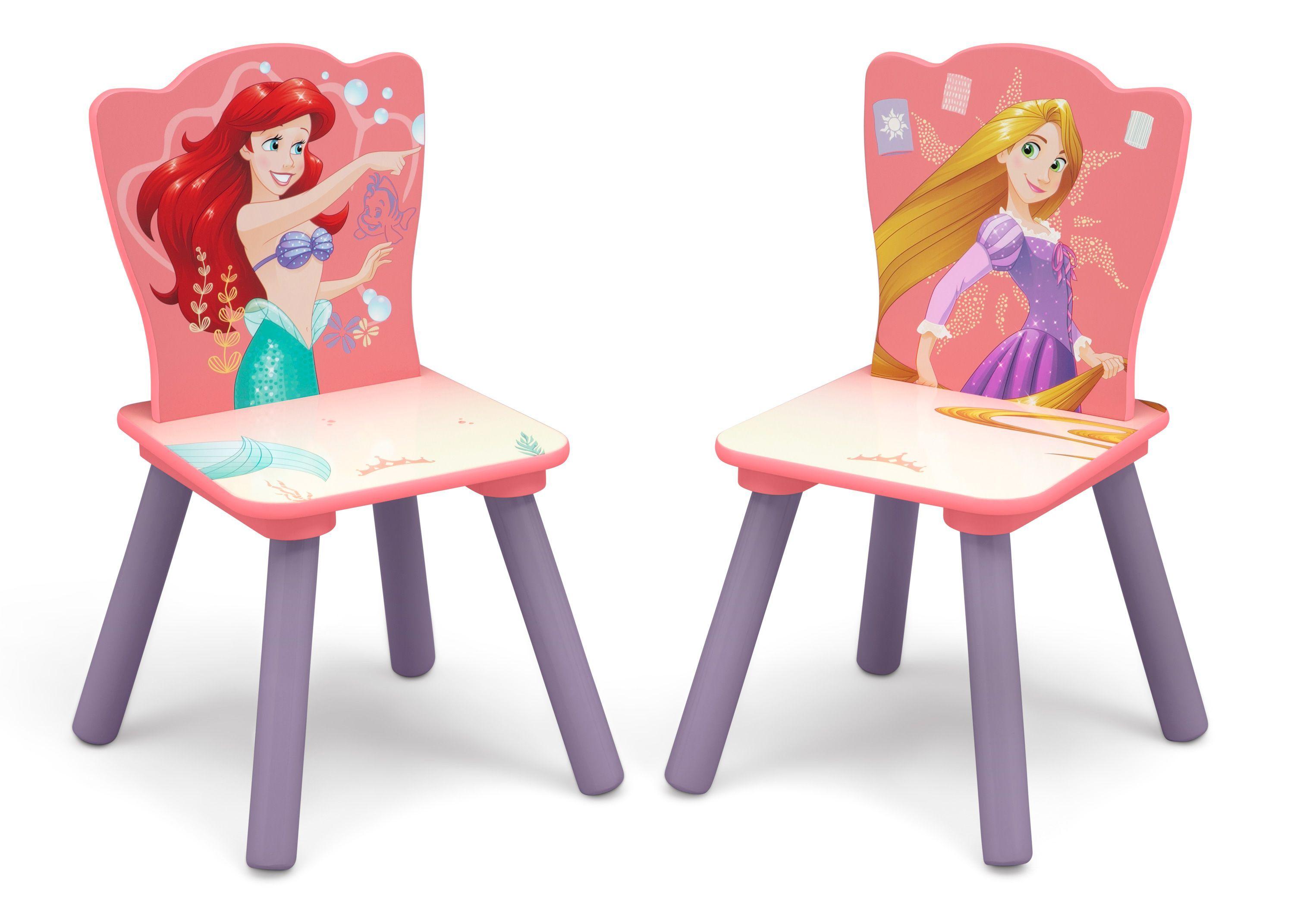 Juego de mesa y sillas infantil Princesas Disney con almacenamiento y 2 sillas incluidas Delta Chil-4