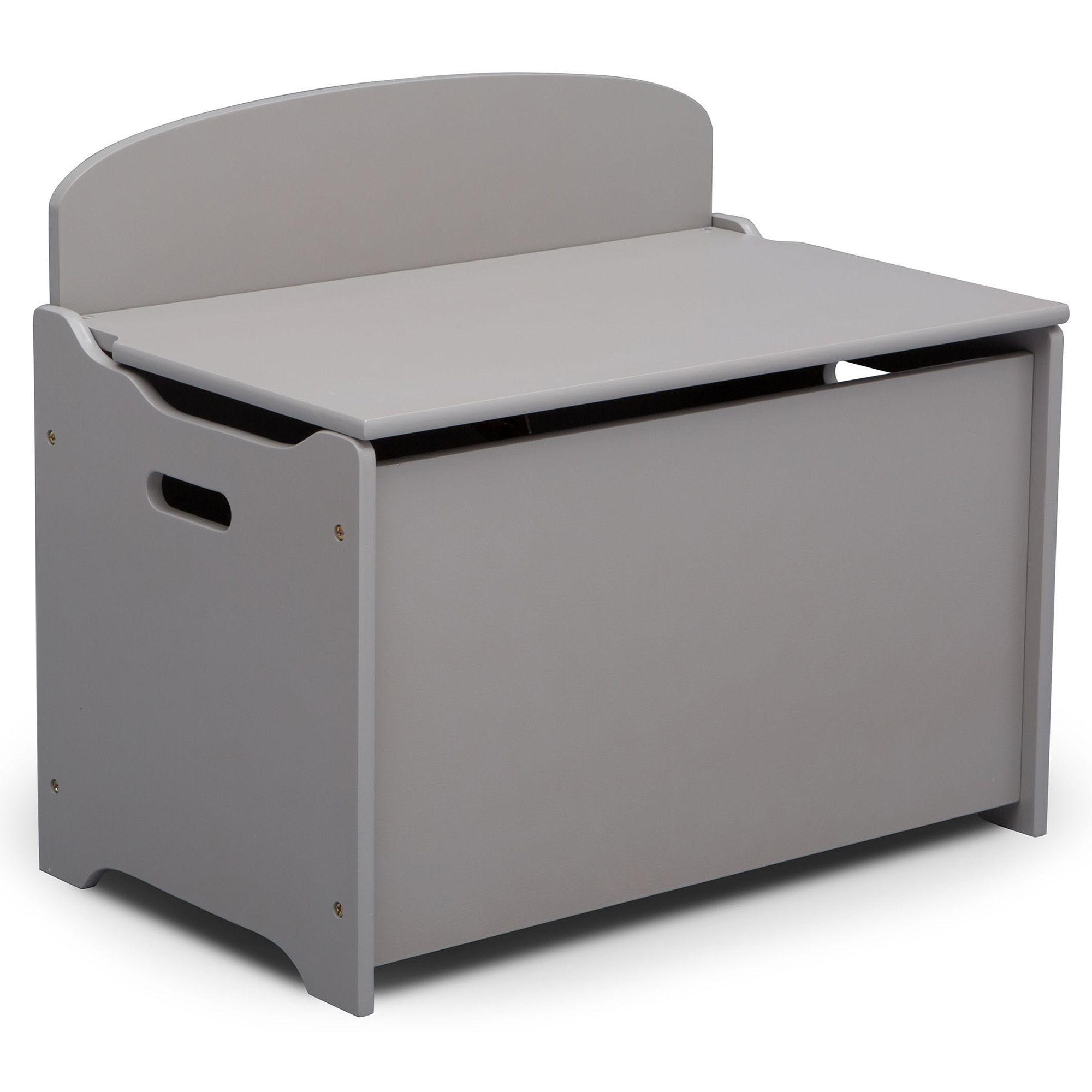 Ba l de juguetes liso infantil gris Delta Children-2