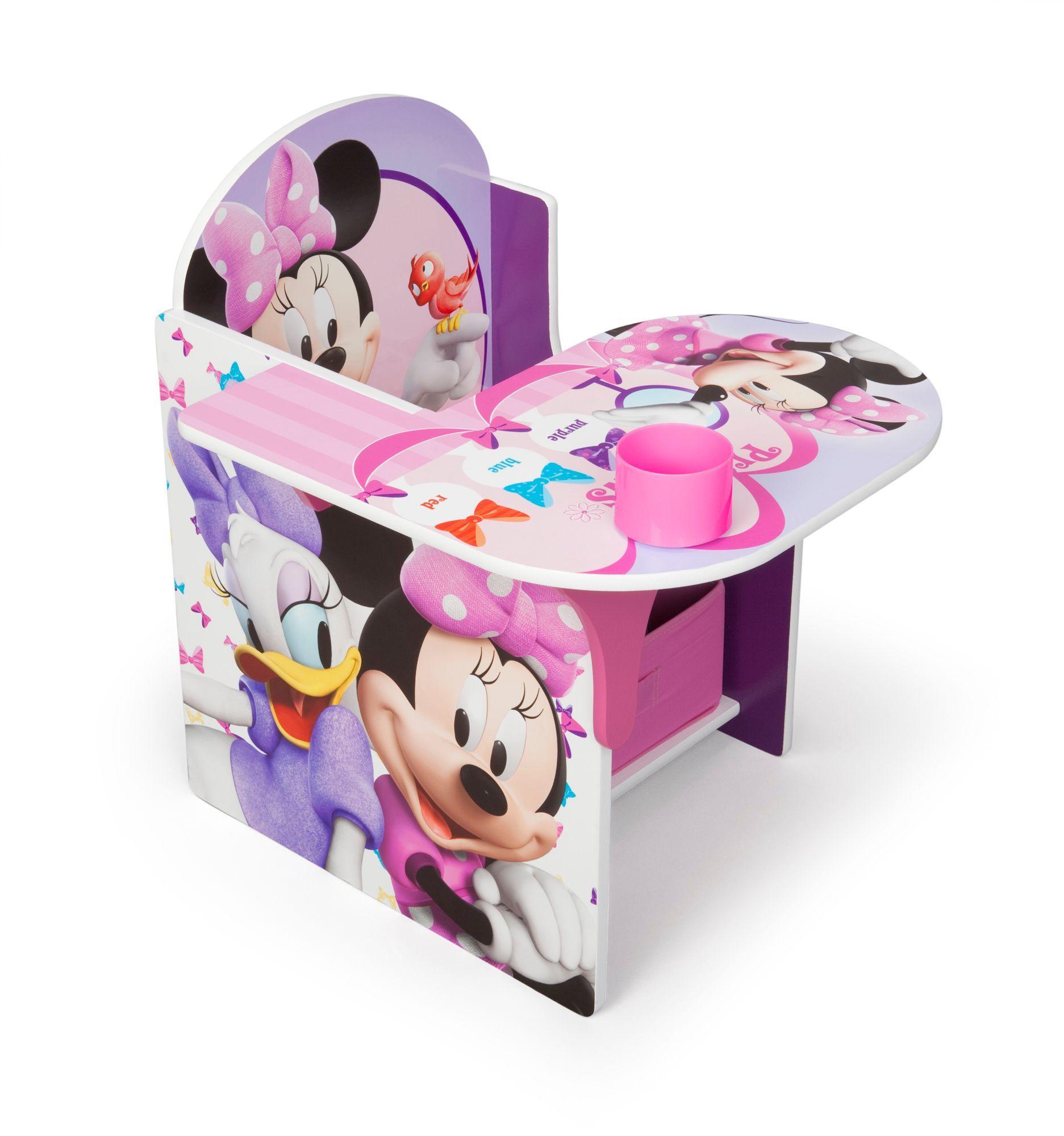 Escritorio infantil con almacenamiento Minnie Mouse Delta Children-4