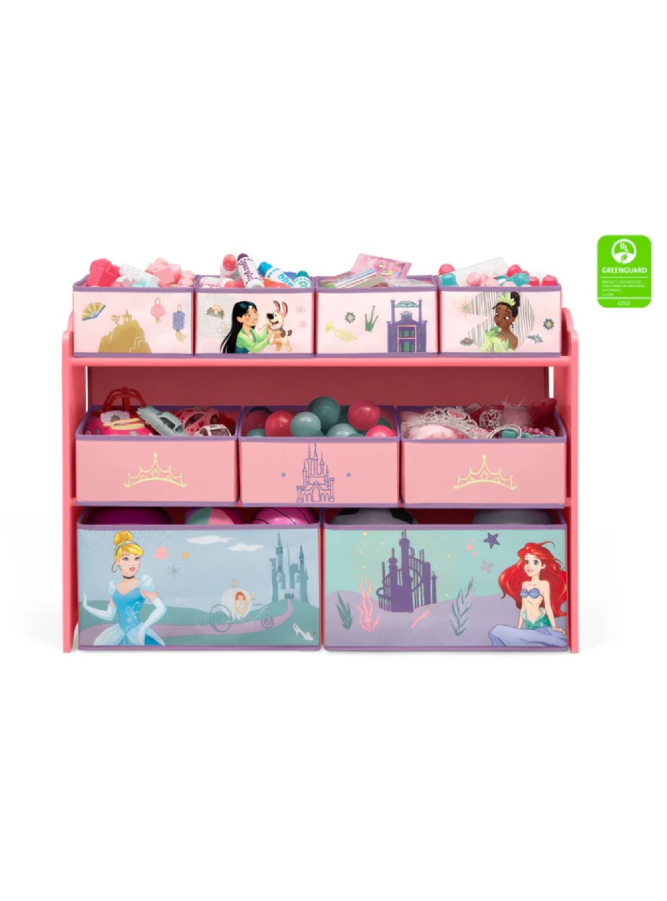 Organizador infantil de Princesas Disney de 9 contenedores Delta Children-4