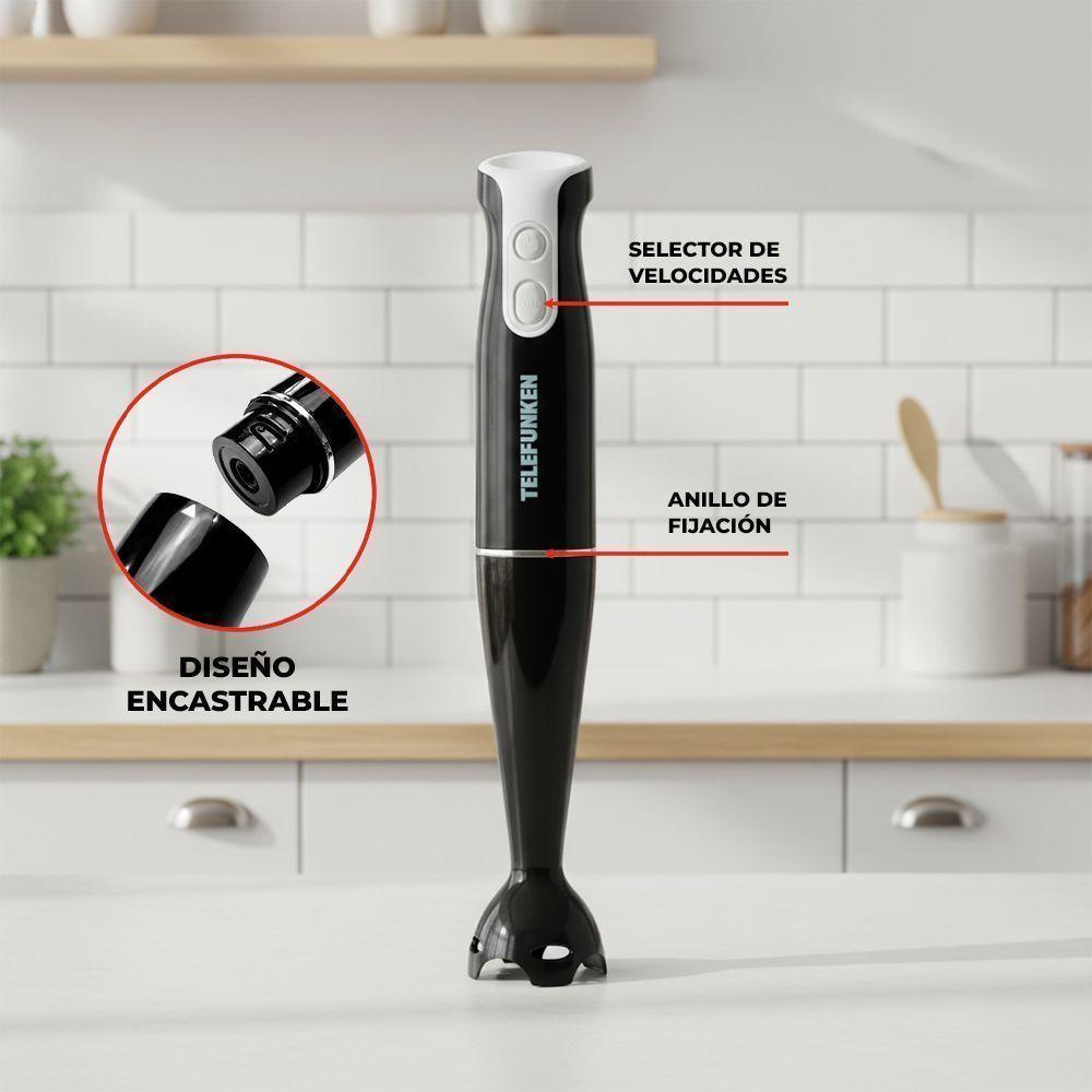 Batidora De Inmersi n Telefunken Smartmix 2000 Negra 500w-8