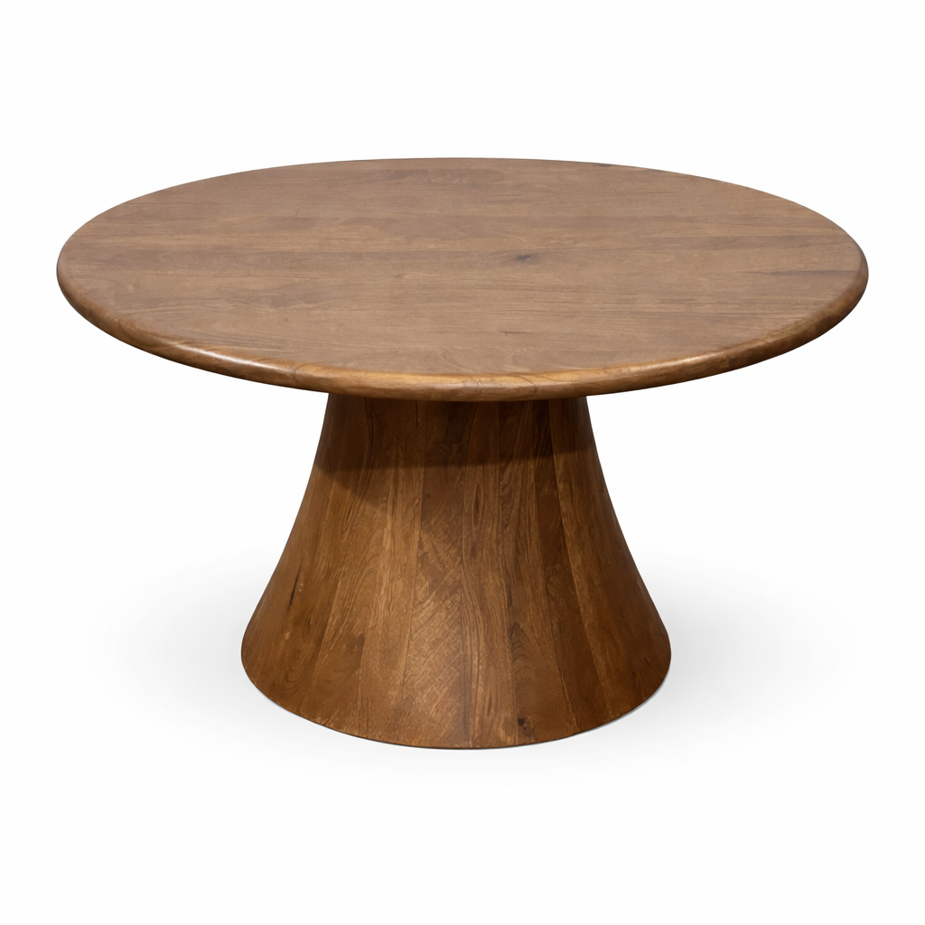 Mesa de Centro redonda de madera Terra Meya Muebles-0