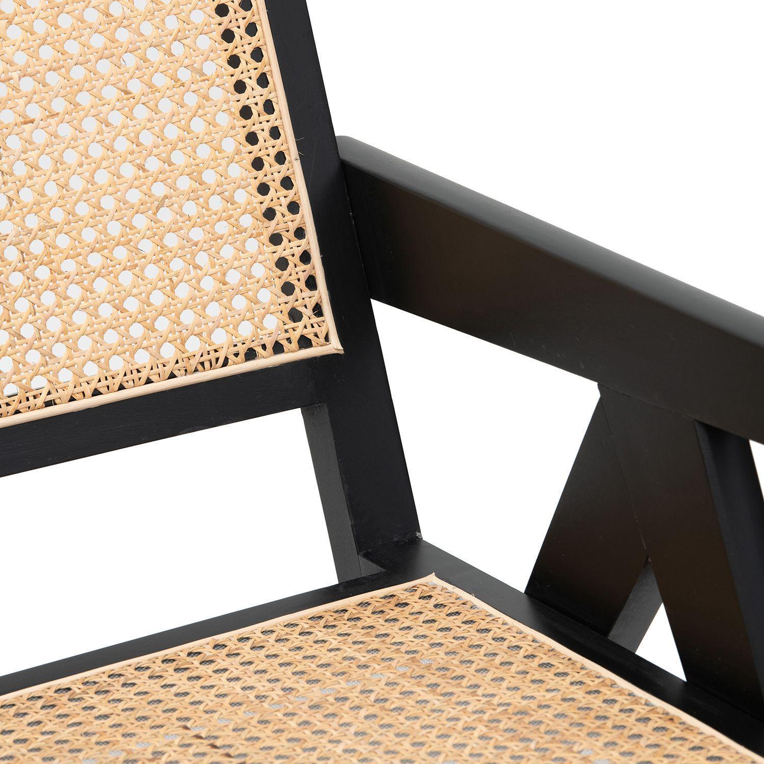 Sitial Futra Negro con brazos-5