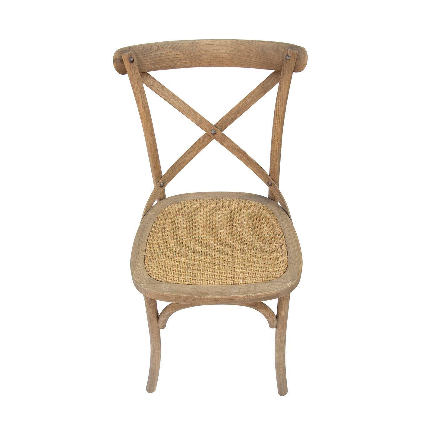 Pack x 2 Silla Crossback Cafe Claro -5