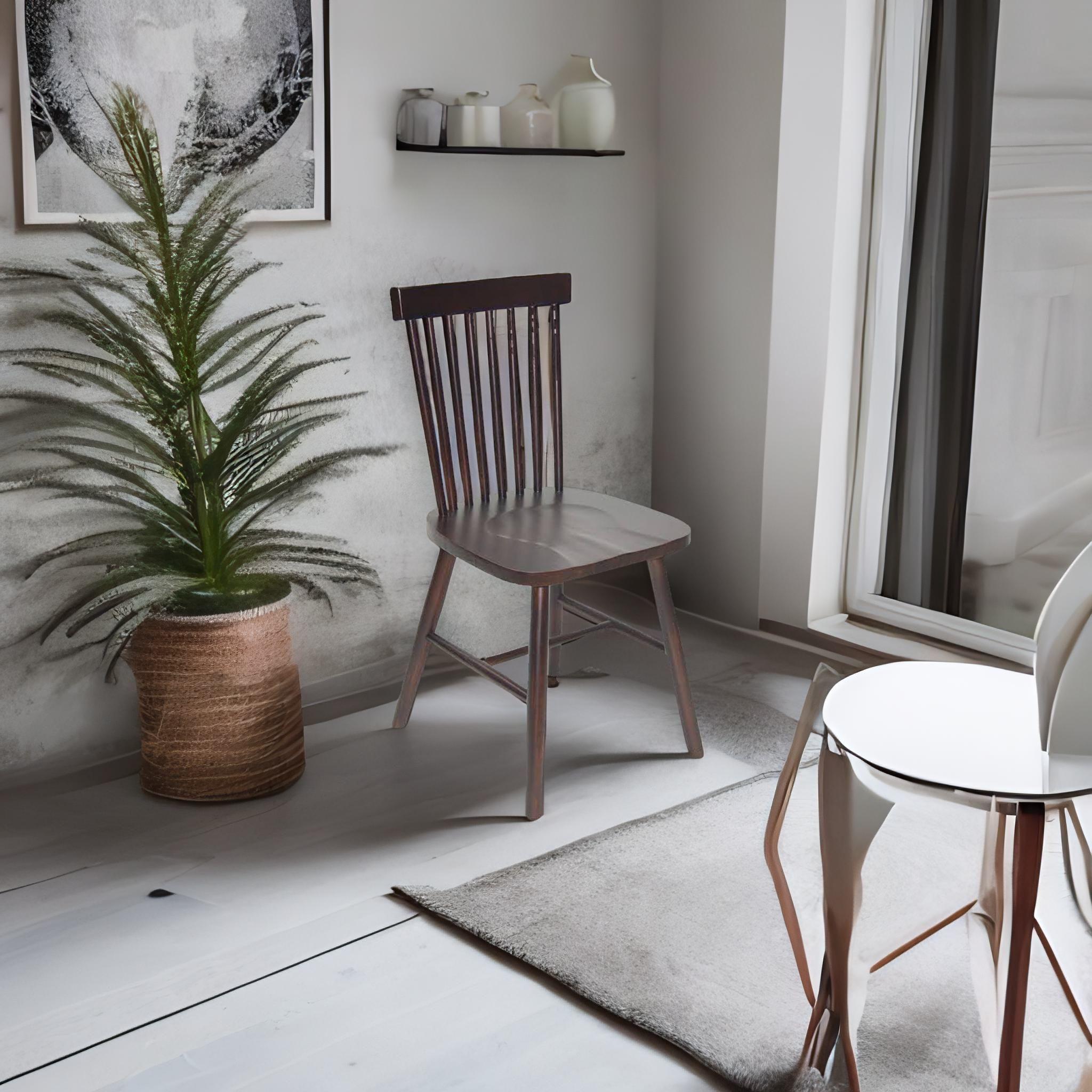 Pack x 2 Silla Windsor Madera Cafe-1