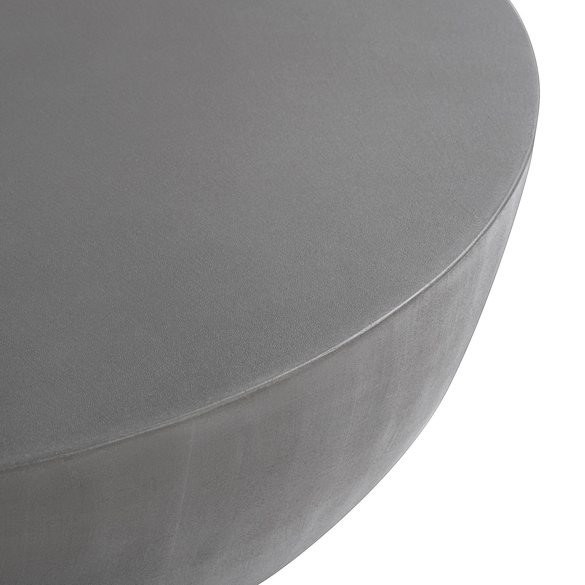 Mesa de Centro Lanta redonda color gris 33x95-3