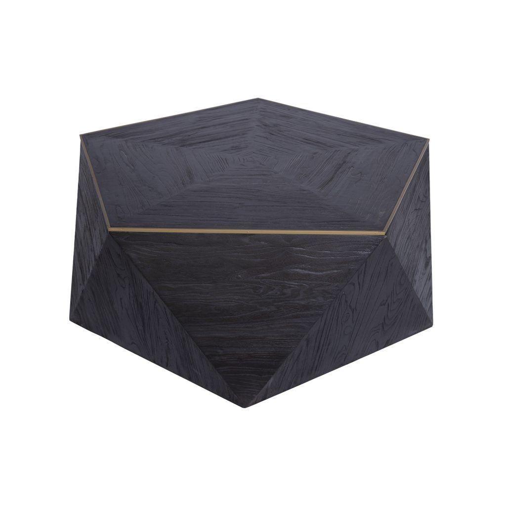 Mesa de Centro Guye madera de olmo color negro-2