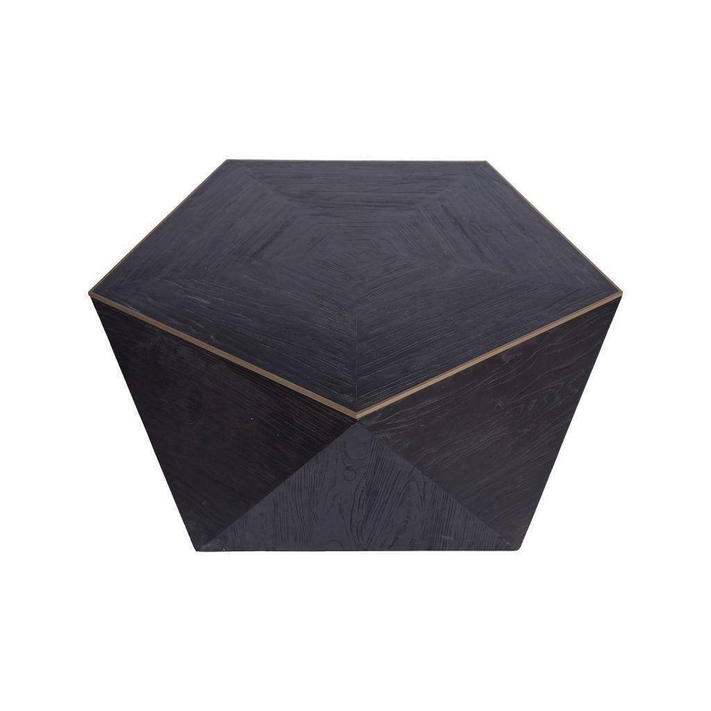 Mesa de Centro Guye madera de olmo color negro-3