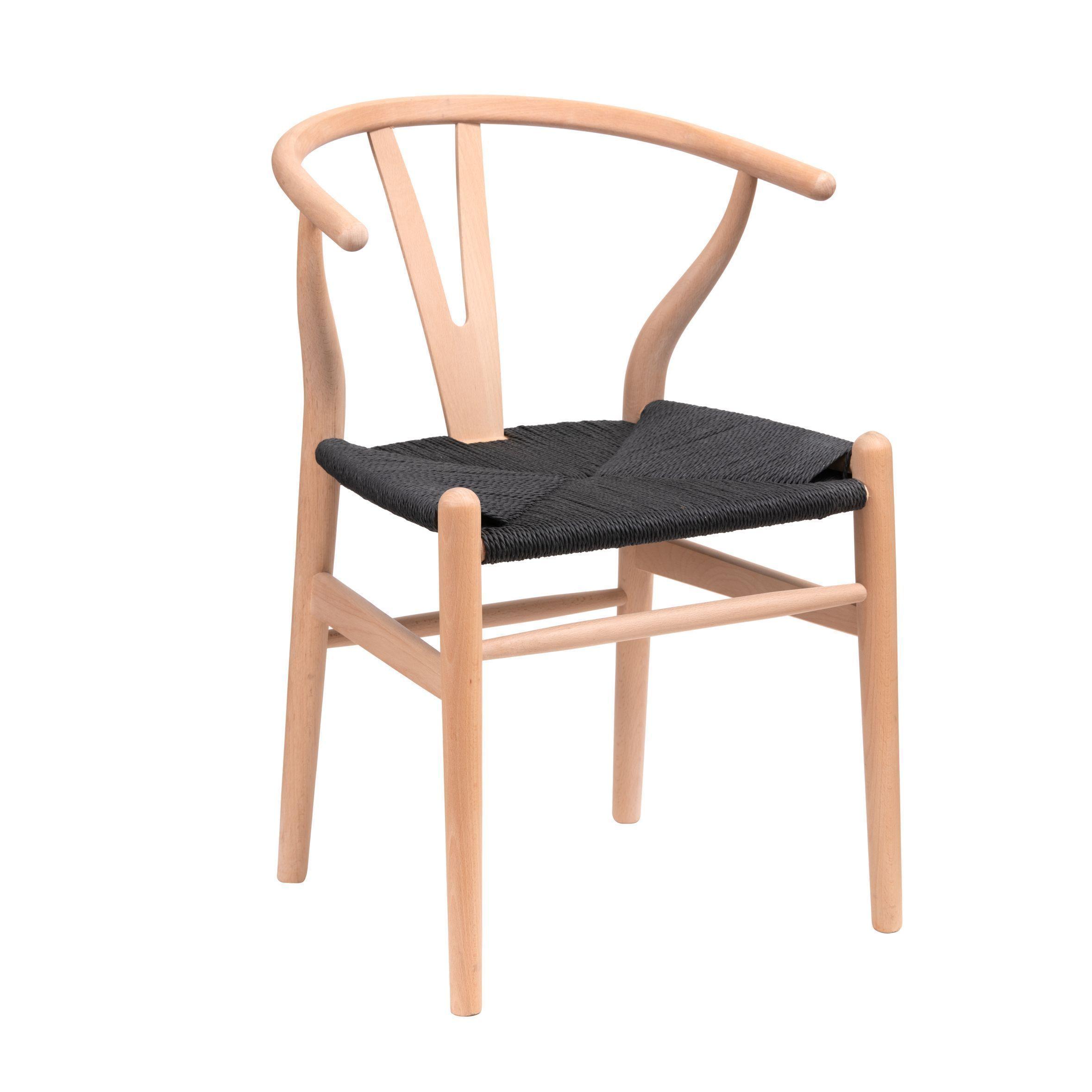 Pack x 2 Sillas Wishbone Negra-2