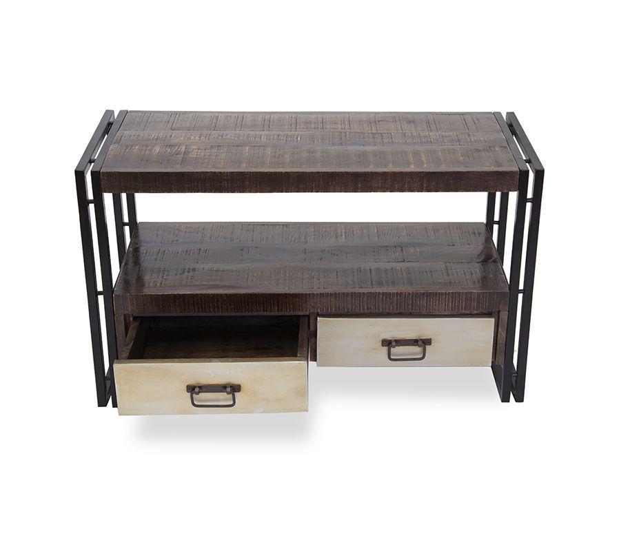 Rack Salasar de madera reciclada y metal-2