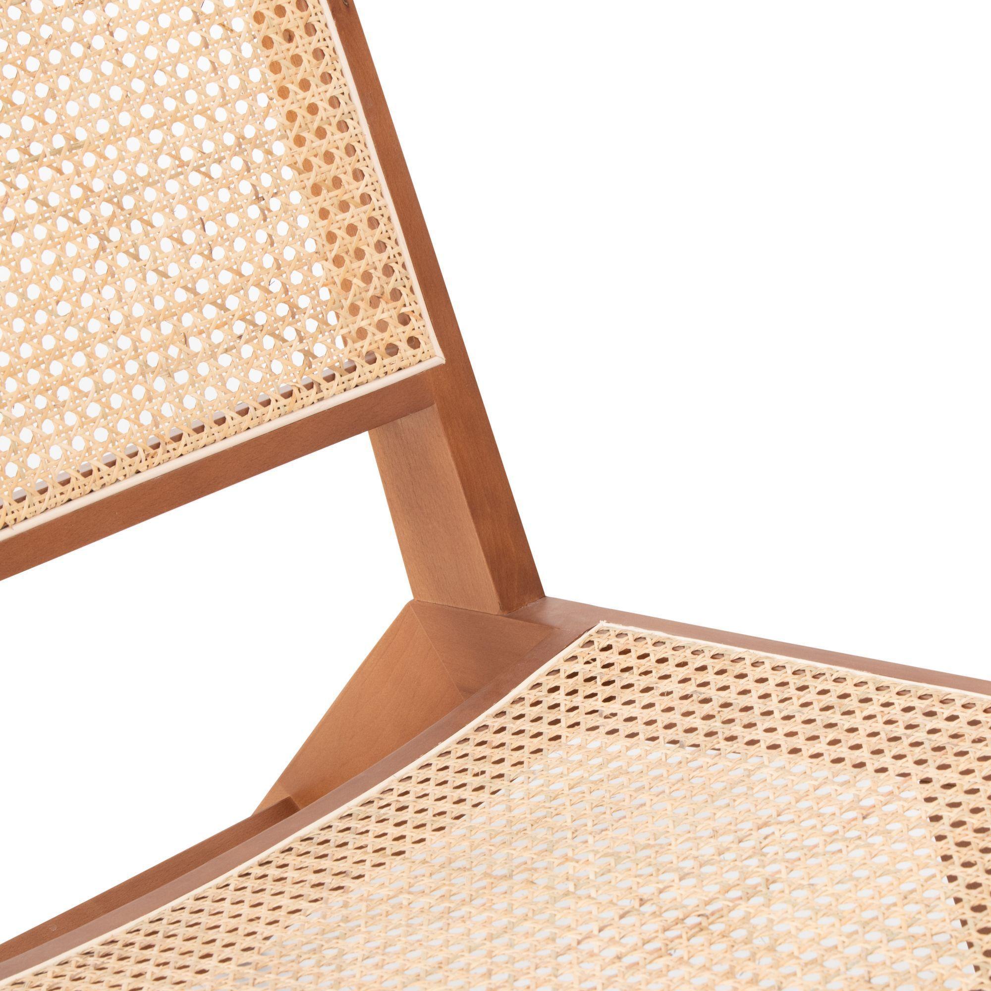 Sitial Futra de madera de Haya y Ratán.-4