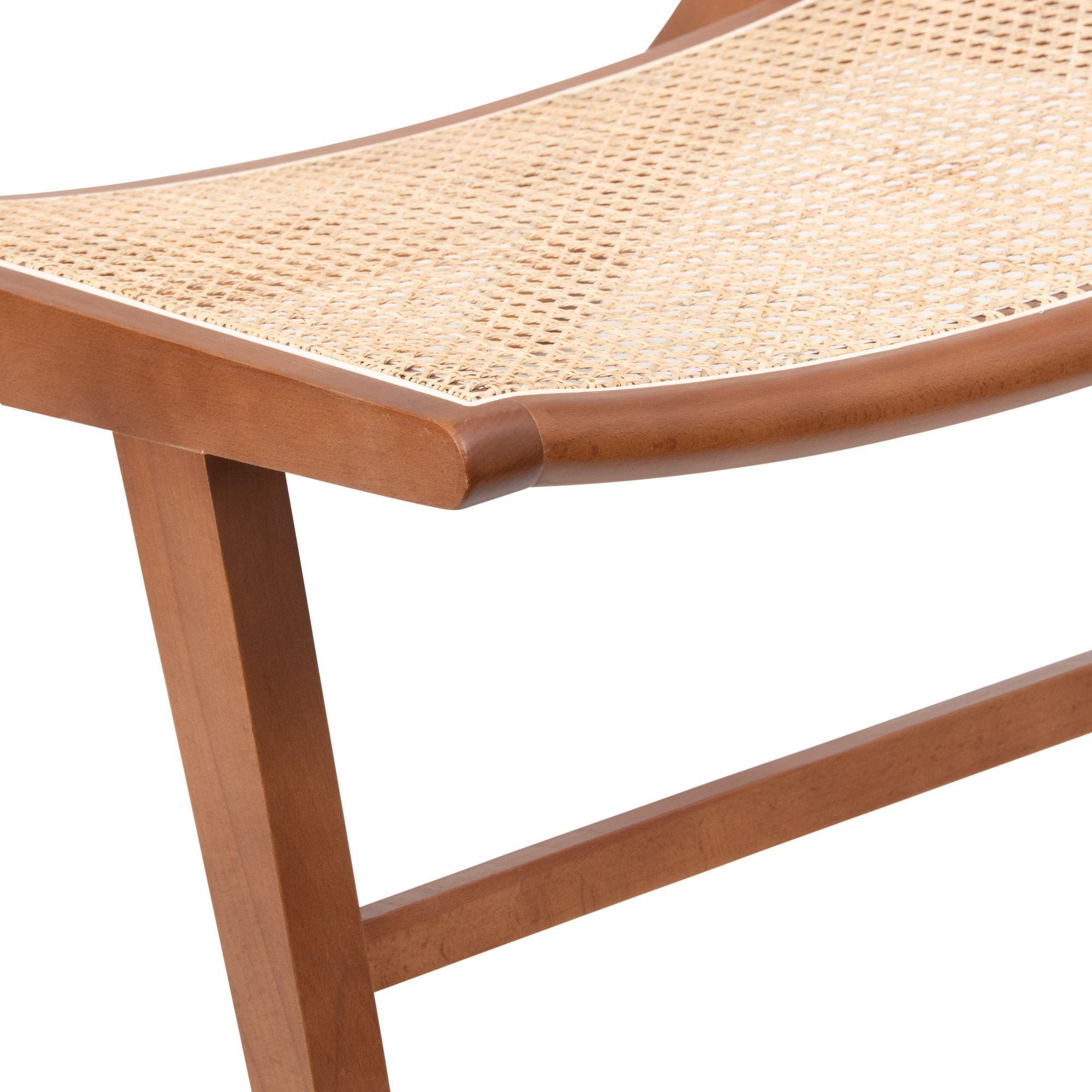 Sitial Futra de madera de Haya y Ratán.-5