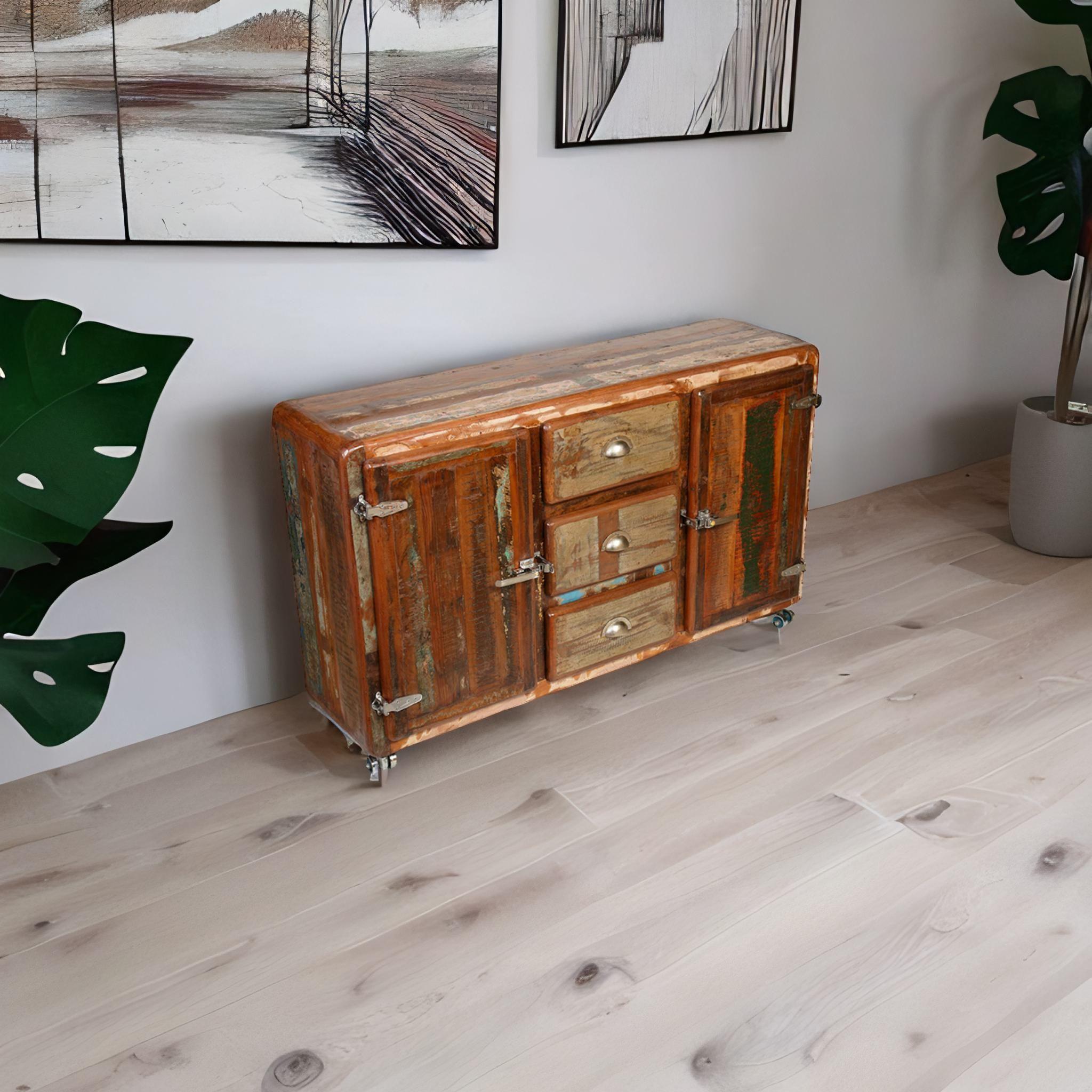 Buffet Deori de madera reciclada-1