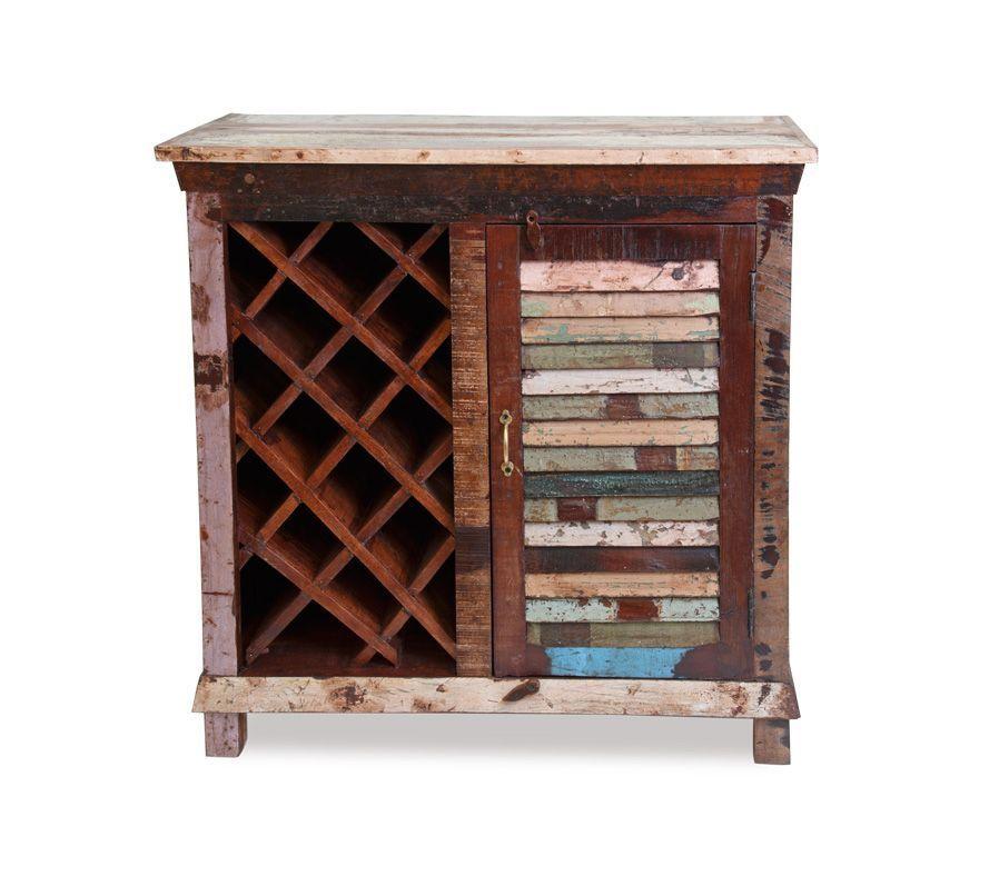 Cava Kotah para vinos hecha de madera reciclada-2