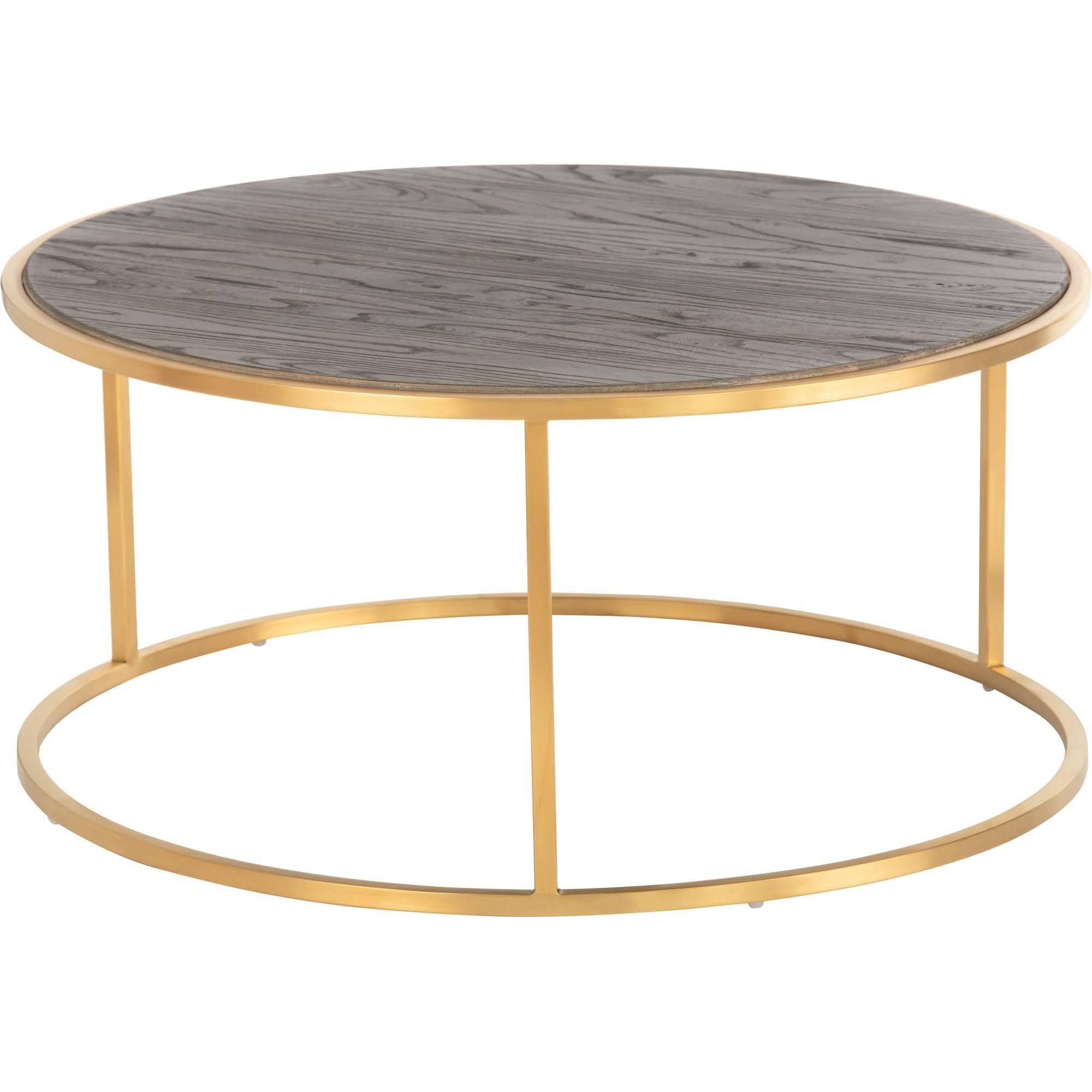 Set 2 mesa de centro Norman madera de olmo y acero-5