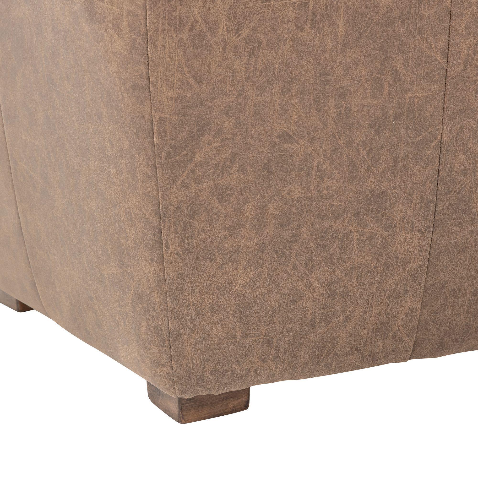 Piso Nantou de eco cuero, estructura y patas de madera-3