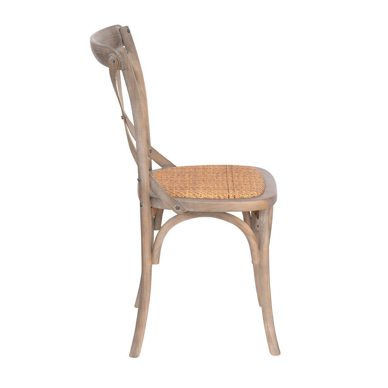 Pack 2 unidades Sillas Crossback Gris Oscura-4