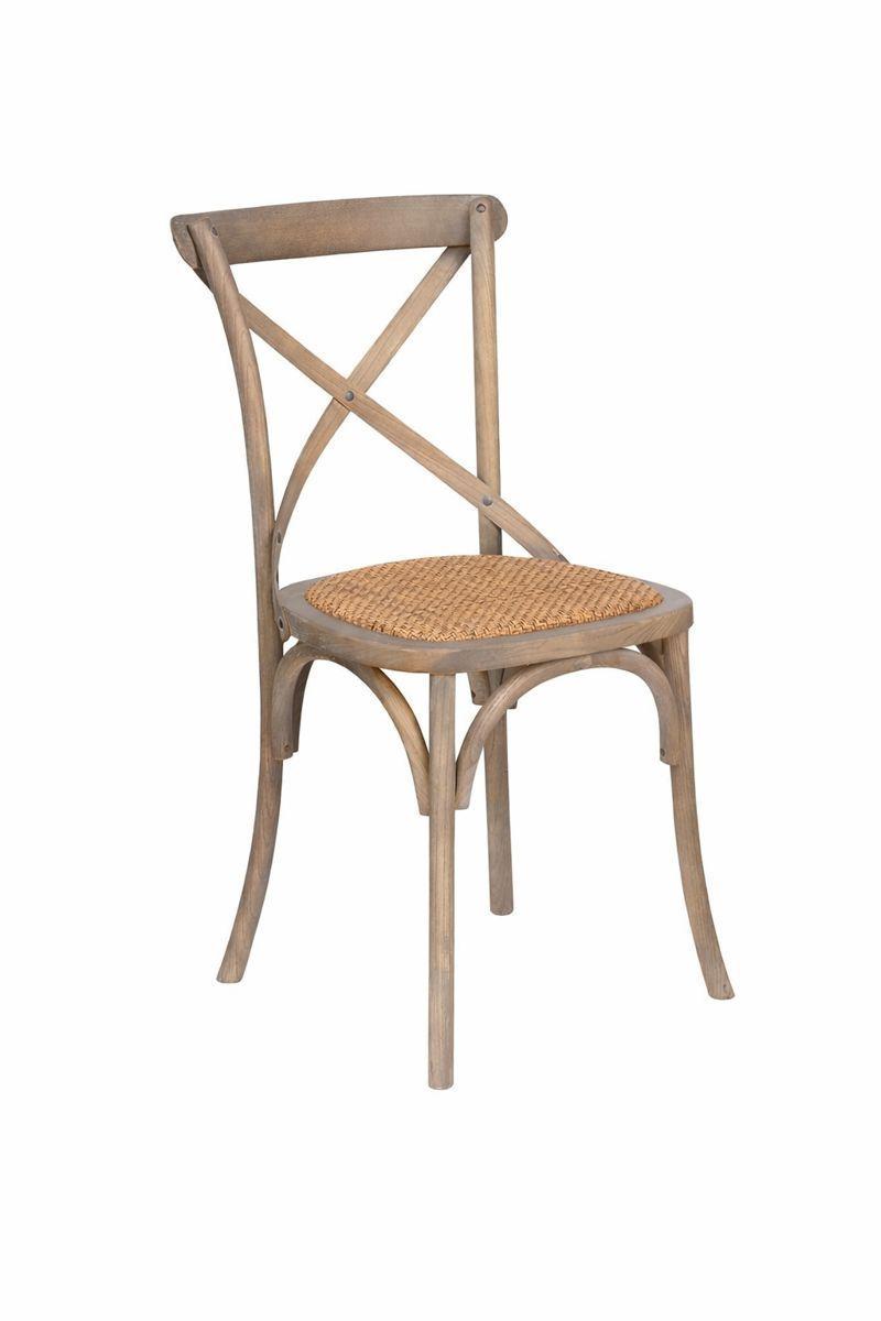 Pack 2 unidades Sillas Crossback Gris Oscura-2