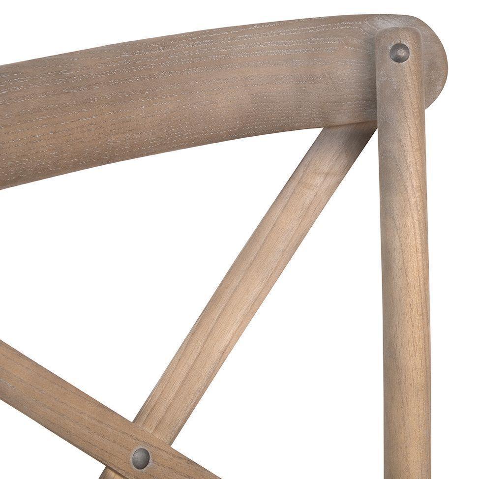 Pack 2 unidades Sillas Crossback Gris Oscura-5