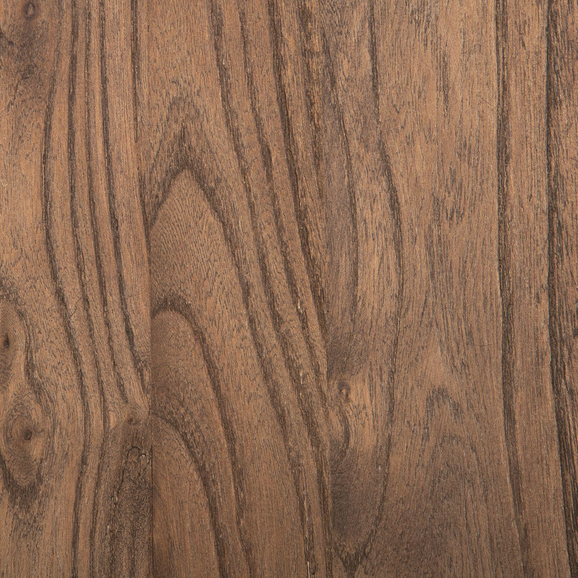 Mesa lateral Geo de madera de olmo estilo geométrica.-4