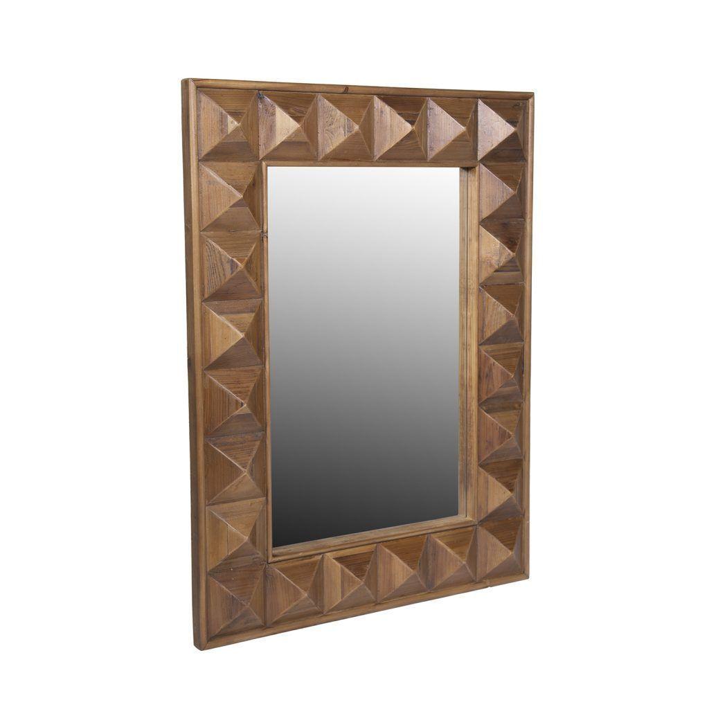 Espejo Napo de madera rectangular con rombos-4