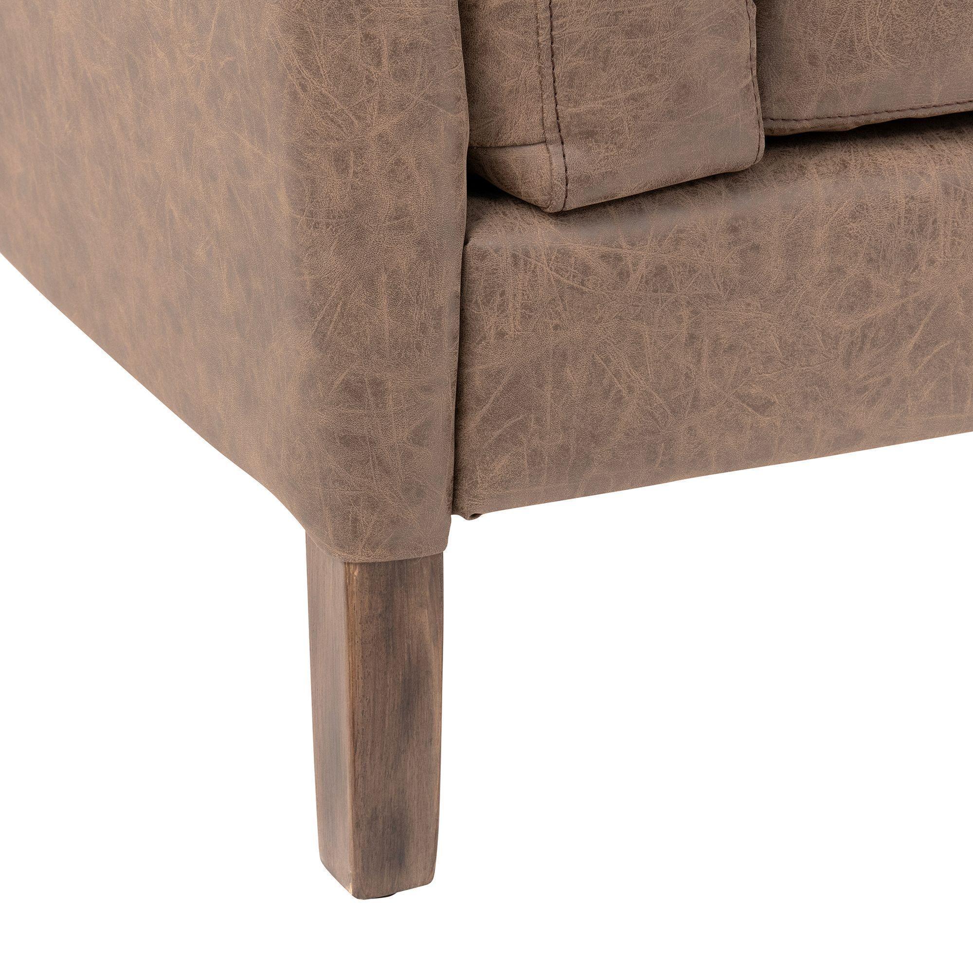 Sofá Mei,  grande de eco cuero-3