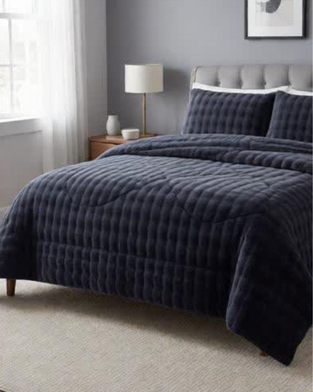 Cobertor de Invierno Premium -Imitación Piel de Conejo KING TF-3