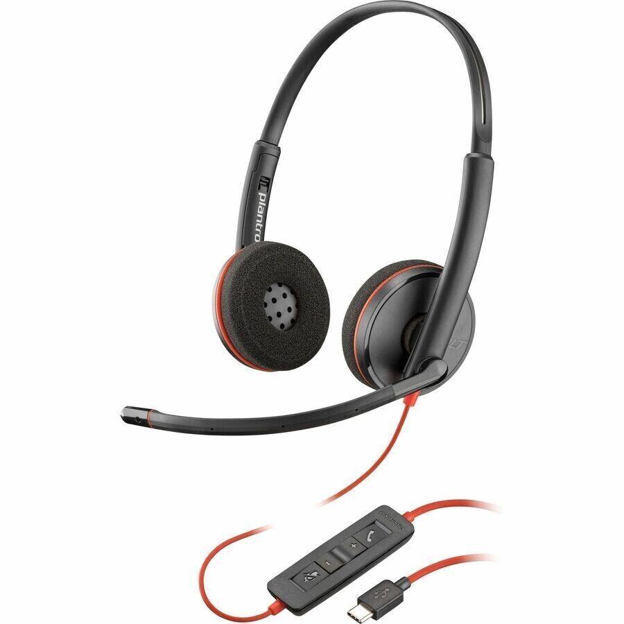 Audífonos Poly Blackwire 3220 Stereo USB-C USB-C-A-0