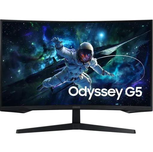 Monitor Samsung 32P G55C Odyssey G5 QHD 165Hz Gamer Curvo-0