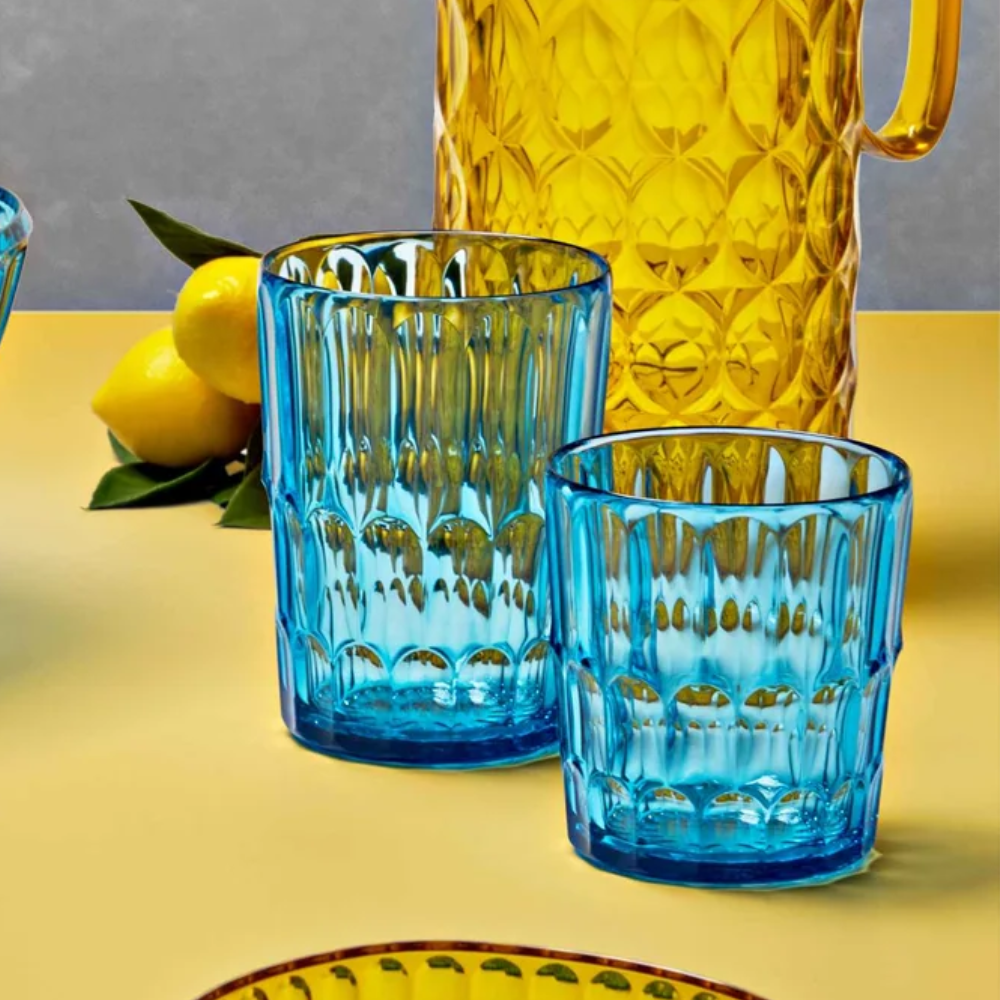 Vaso Vanity Curve Turquesa Bajo-3