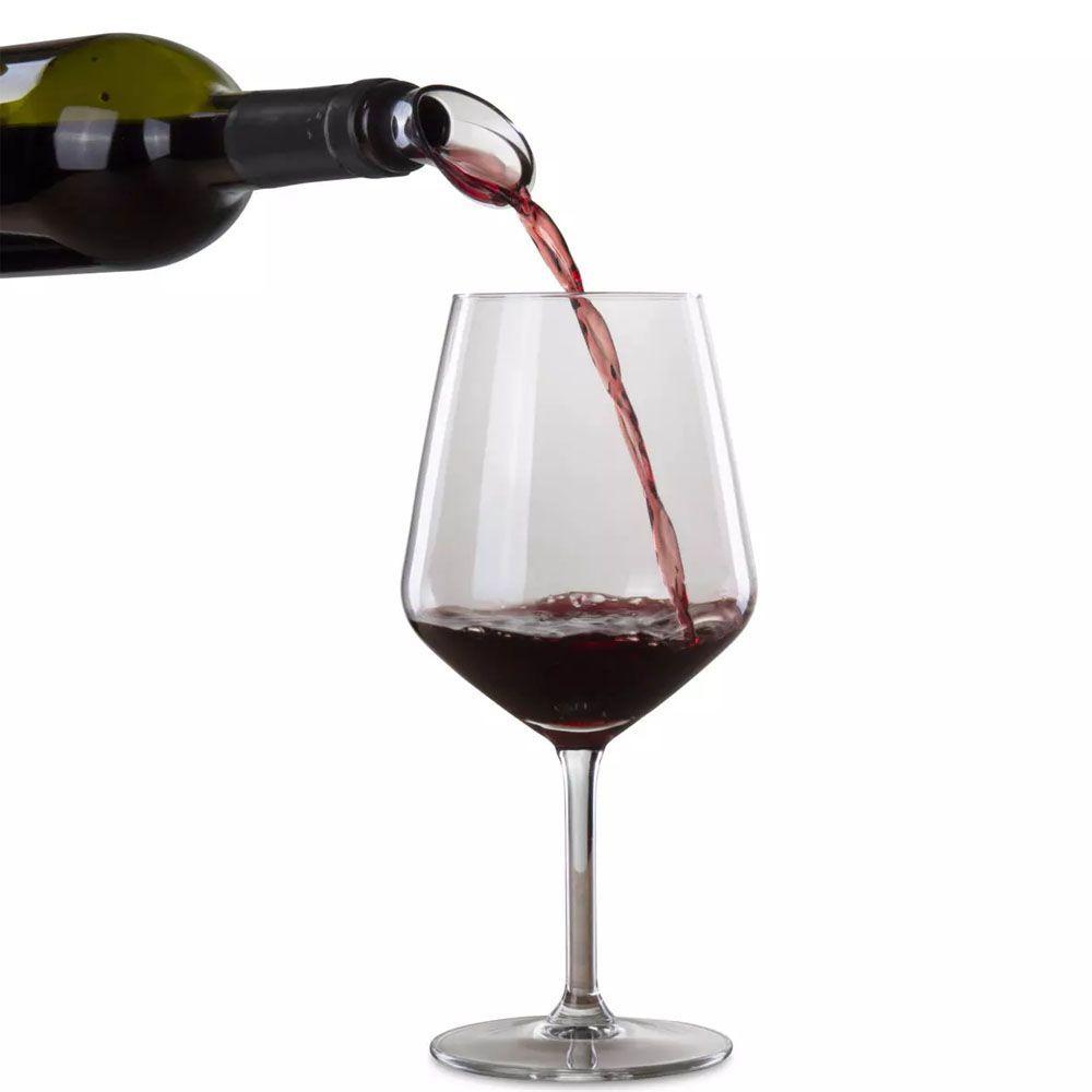 Set 2 Servidores Vino Cortagota Cristal-5