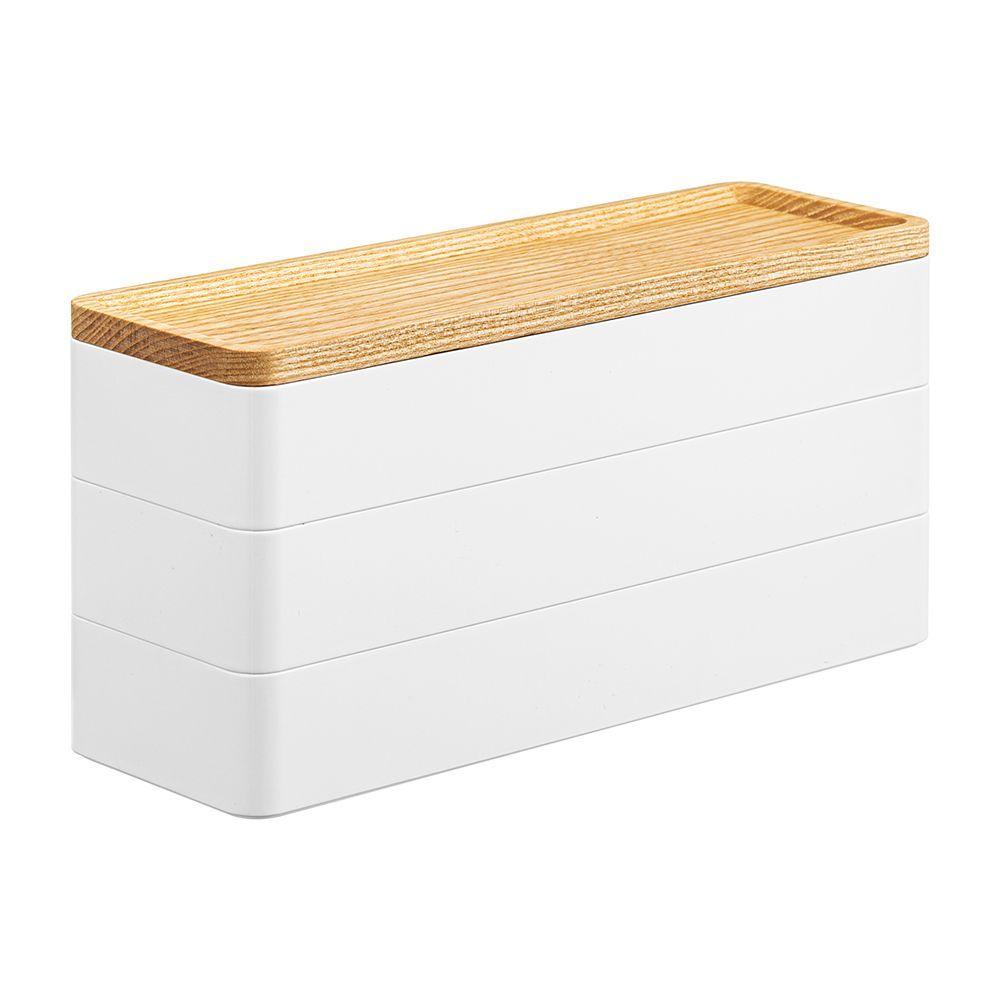 Caja Accesorios Slim 3 Niveles Blanco-2