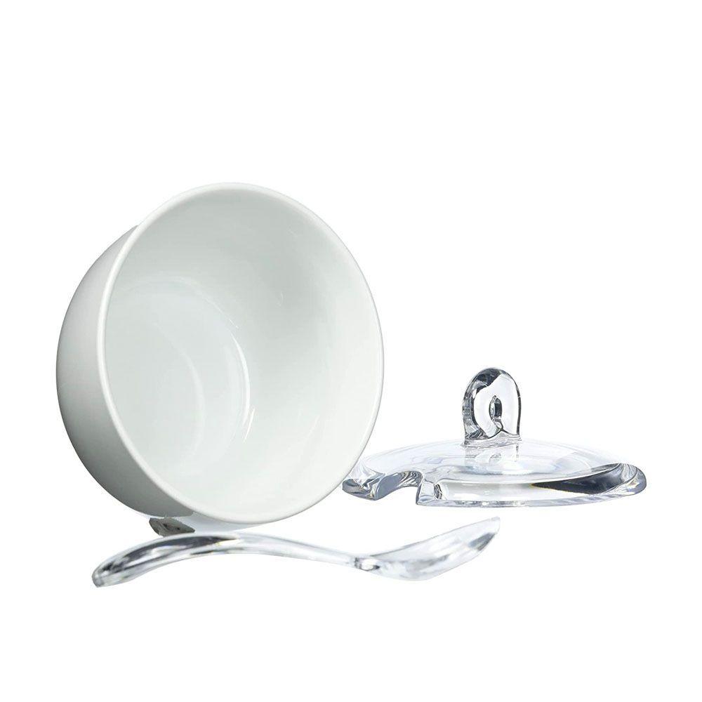 Azucarero Gocce con Cuchara Tapa Transparente-1
