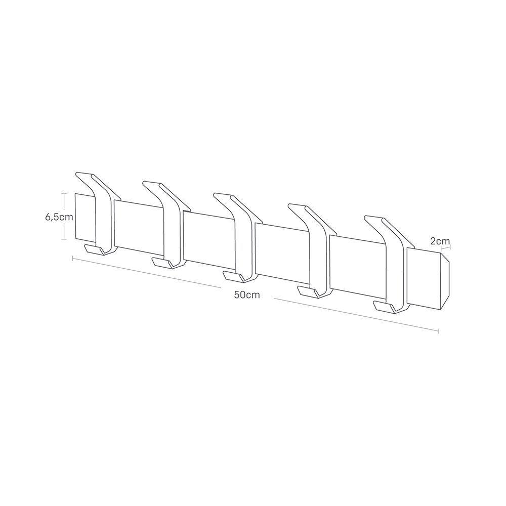 Perchero Pared Ash Blanco-1