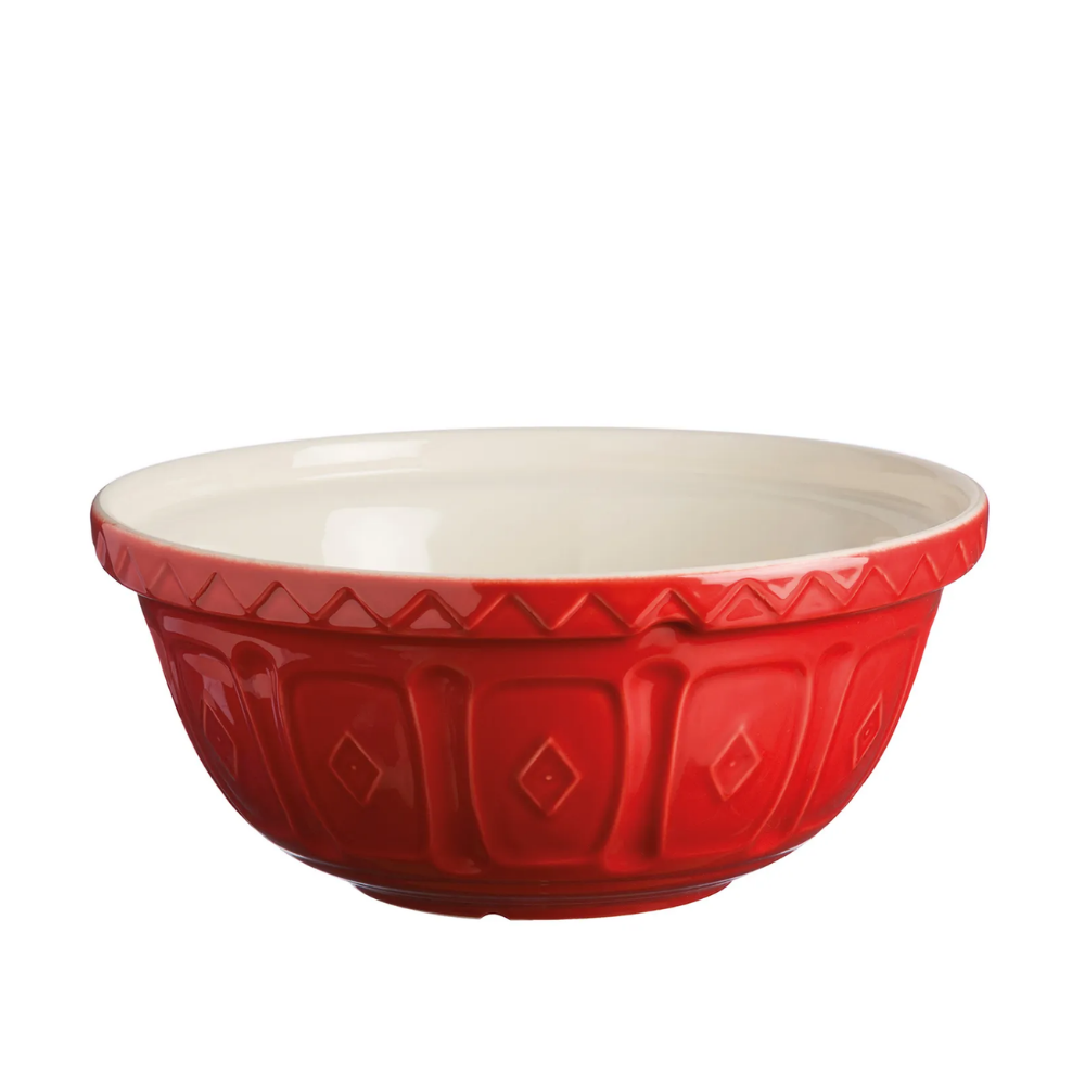 Bowl Colour Mix Rojo Rub 24cms-4