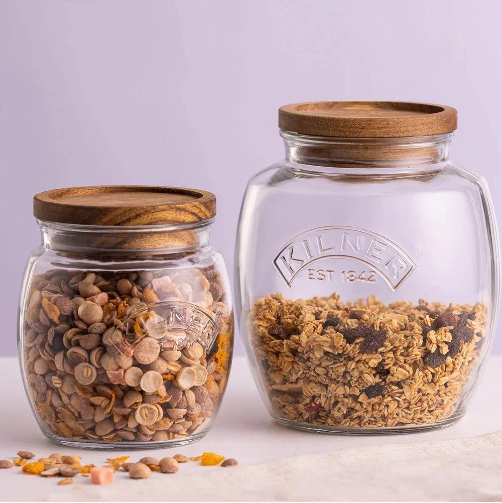 Frasco Kilner Universal Push Top Madera 2Lt-2