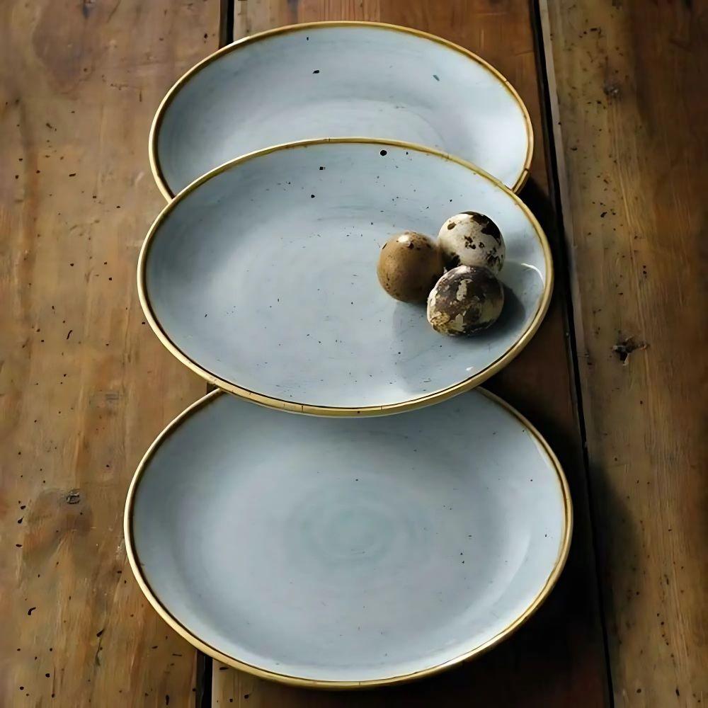 Juego Loza Stonecast Duck Egg Churchill 16 Piezas-2