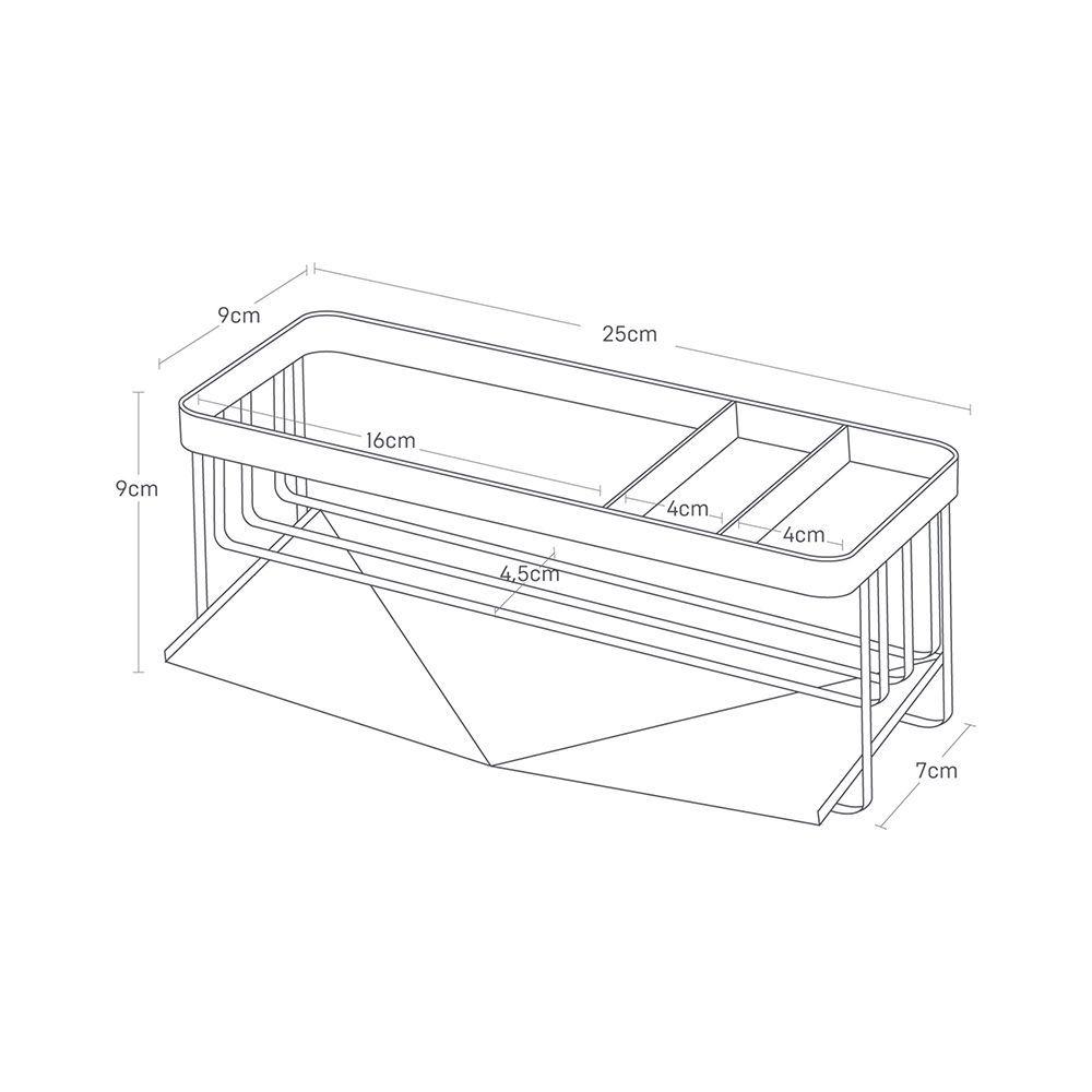 Set Organizador Lavaplatos Negro-6