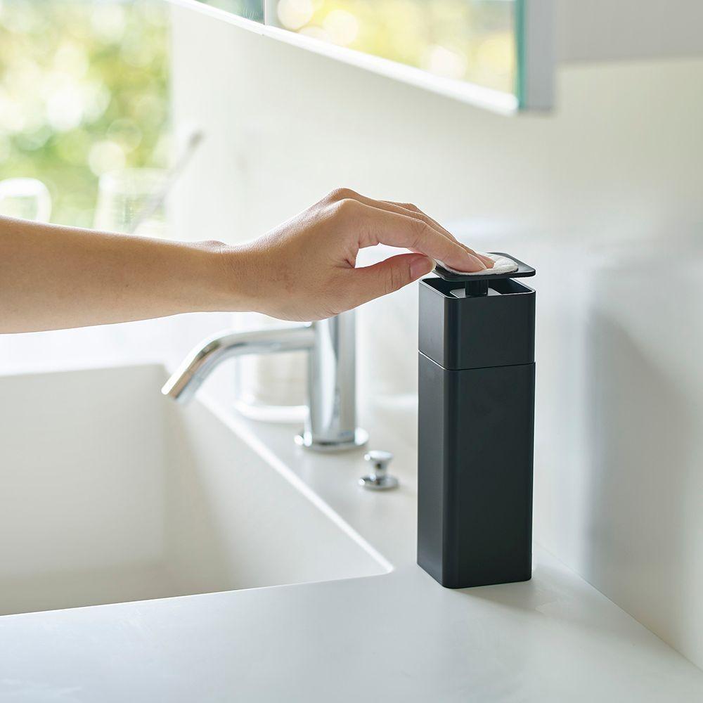 Dispensador Jabón Push Negro-3