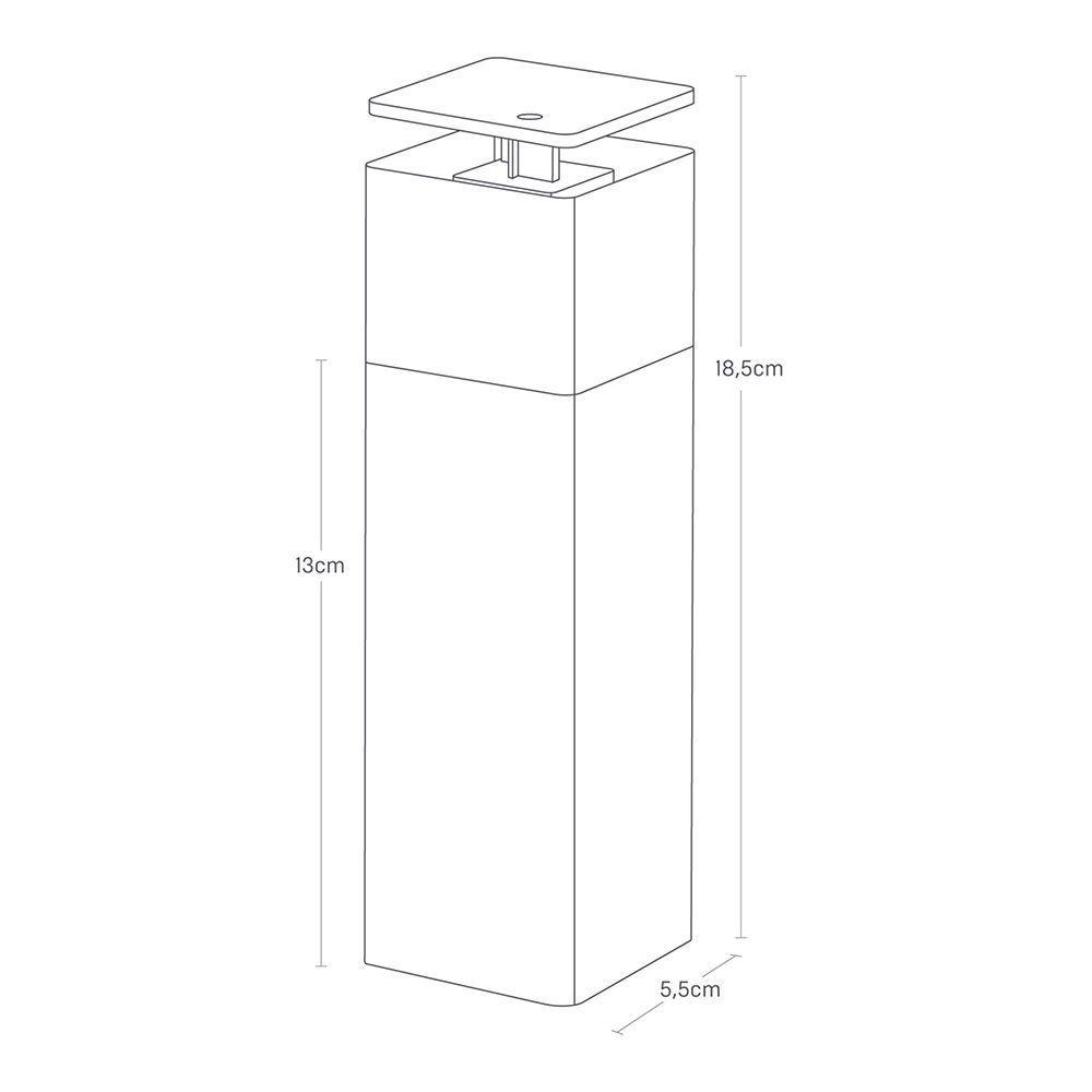 Dispensador Jabón Push Negro-6