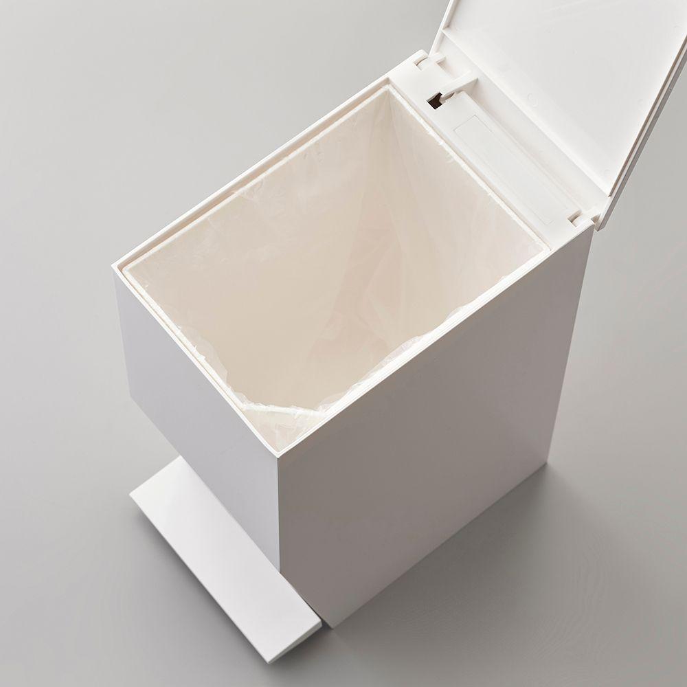 Basurero Pedal y Tapa Blanco-4