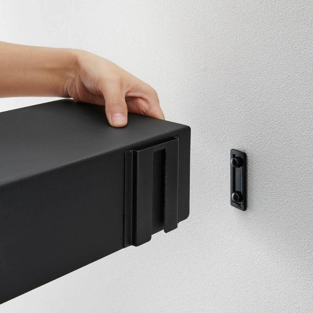 Repisa con Panel Magn tico Negro 50cms-2