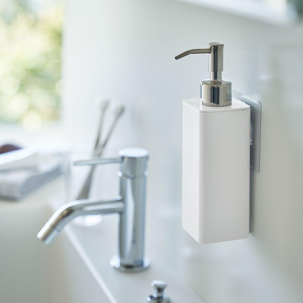 Dispensador Jabón Pared Blanco-3