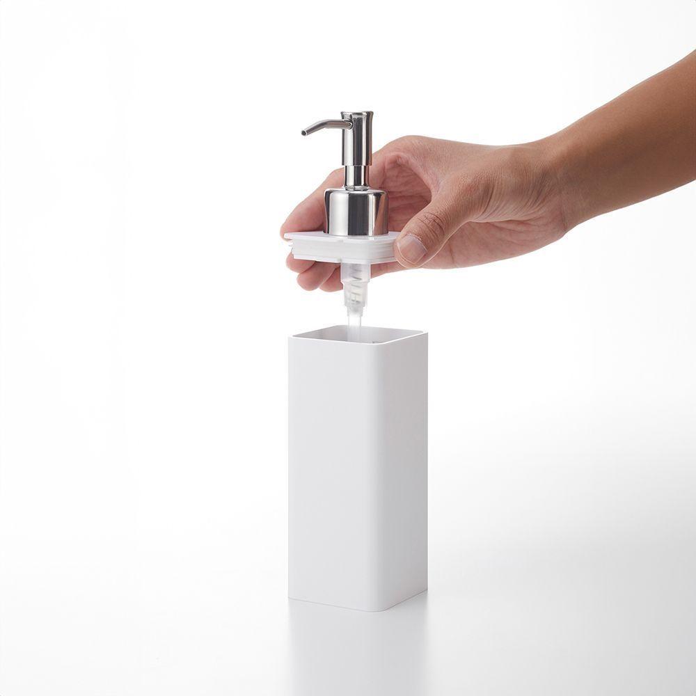 Dispensador Jabón Pared Blanco-6