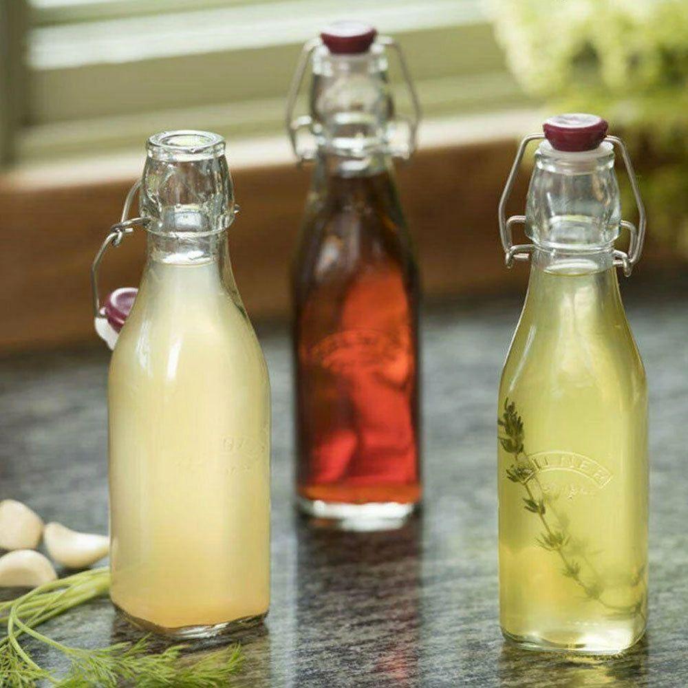 Botella Kilner Tapa Roja Cierre Clip 0.25Lt-2