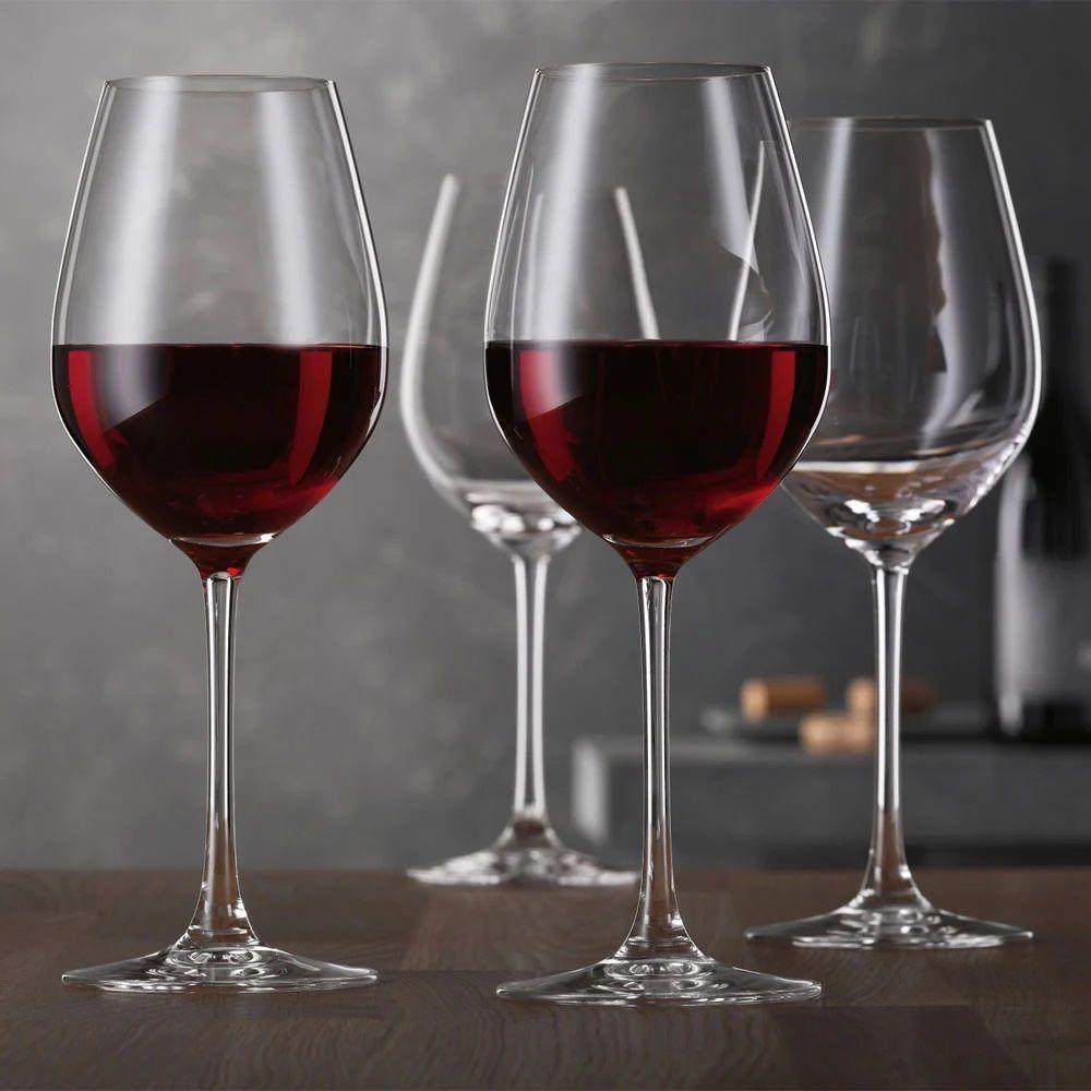 Set 4 Copas Salute Vino Tinto-0